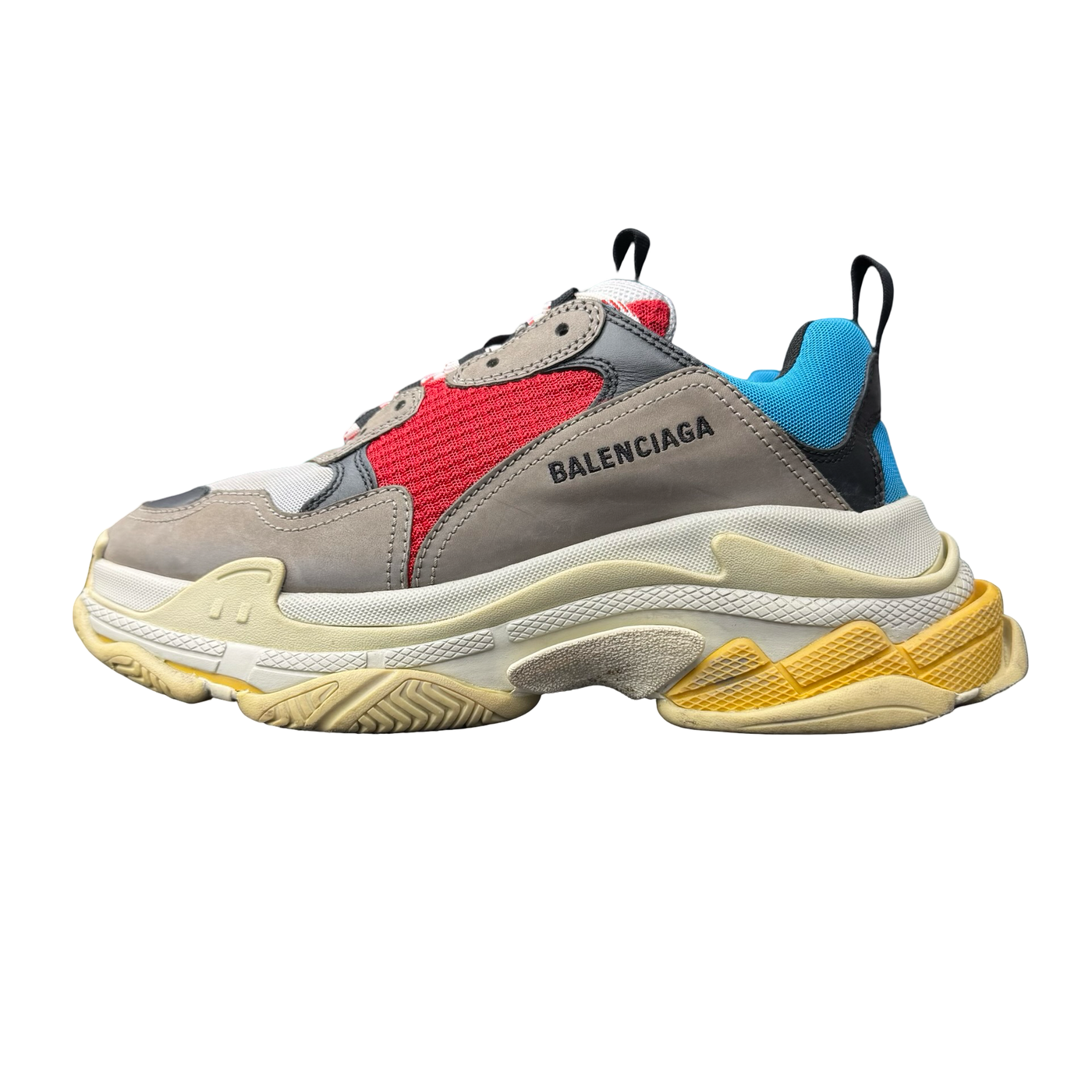 Balenciaga Triple S Sneaker Grey Red Blue
