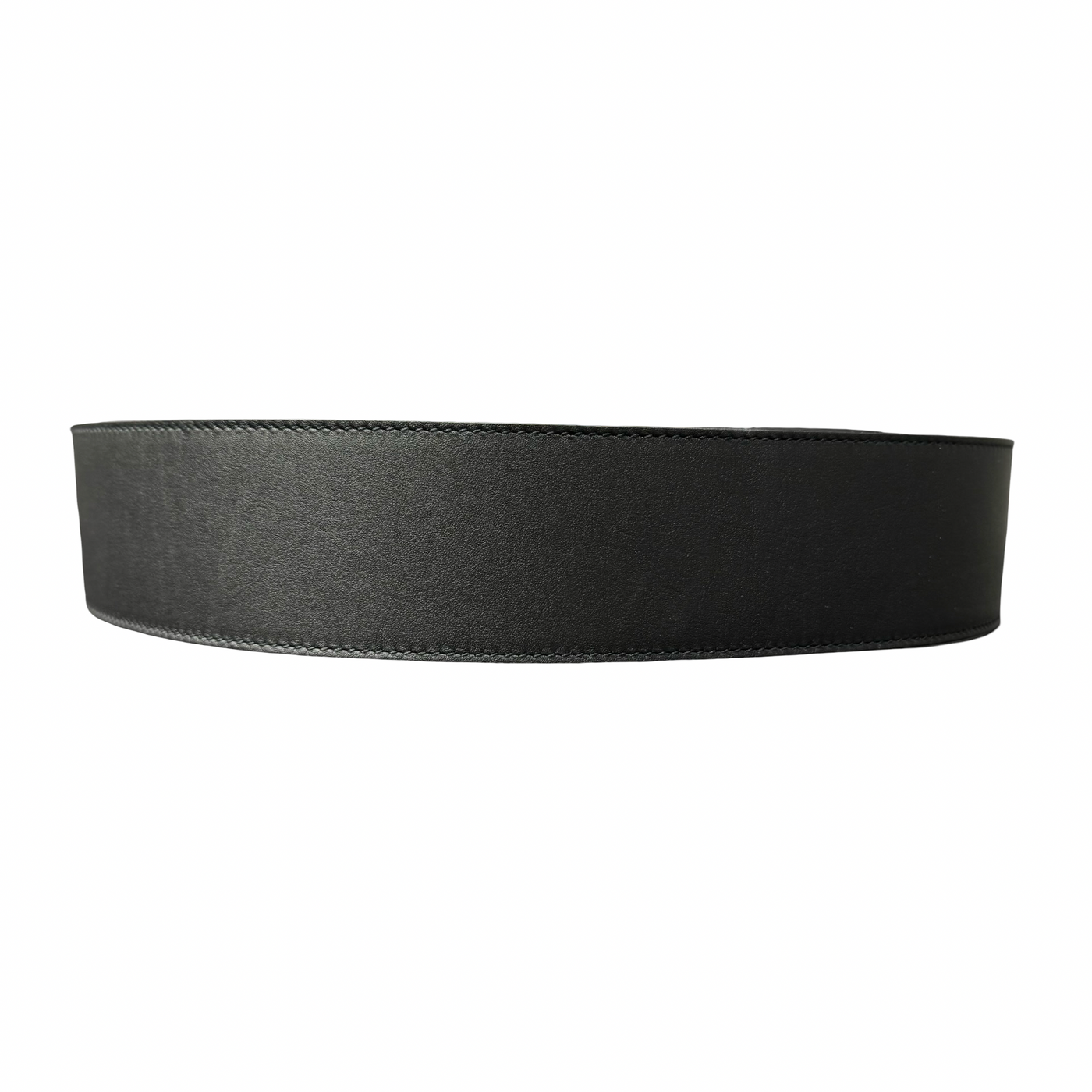 WMNS Gucci Extra Wide Leather Belt Crystal Double G Black