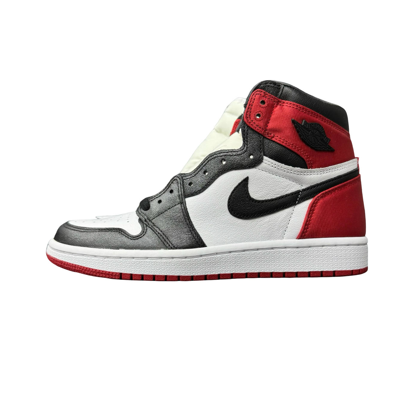 WMNS Nike Air Jordan 1 Retro High Satin Black Toe