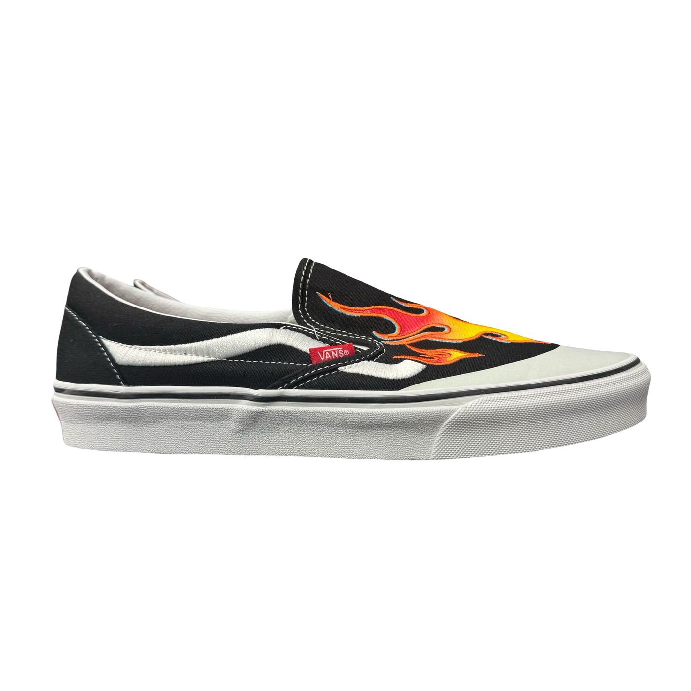 Vans Classic Slip-On ASAP Rocky Black Flame