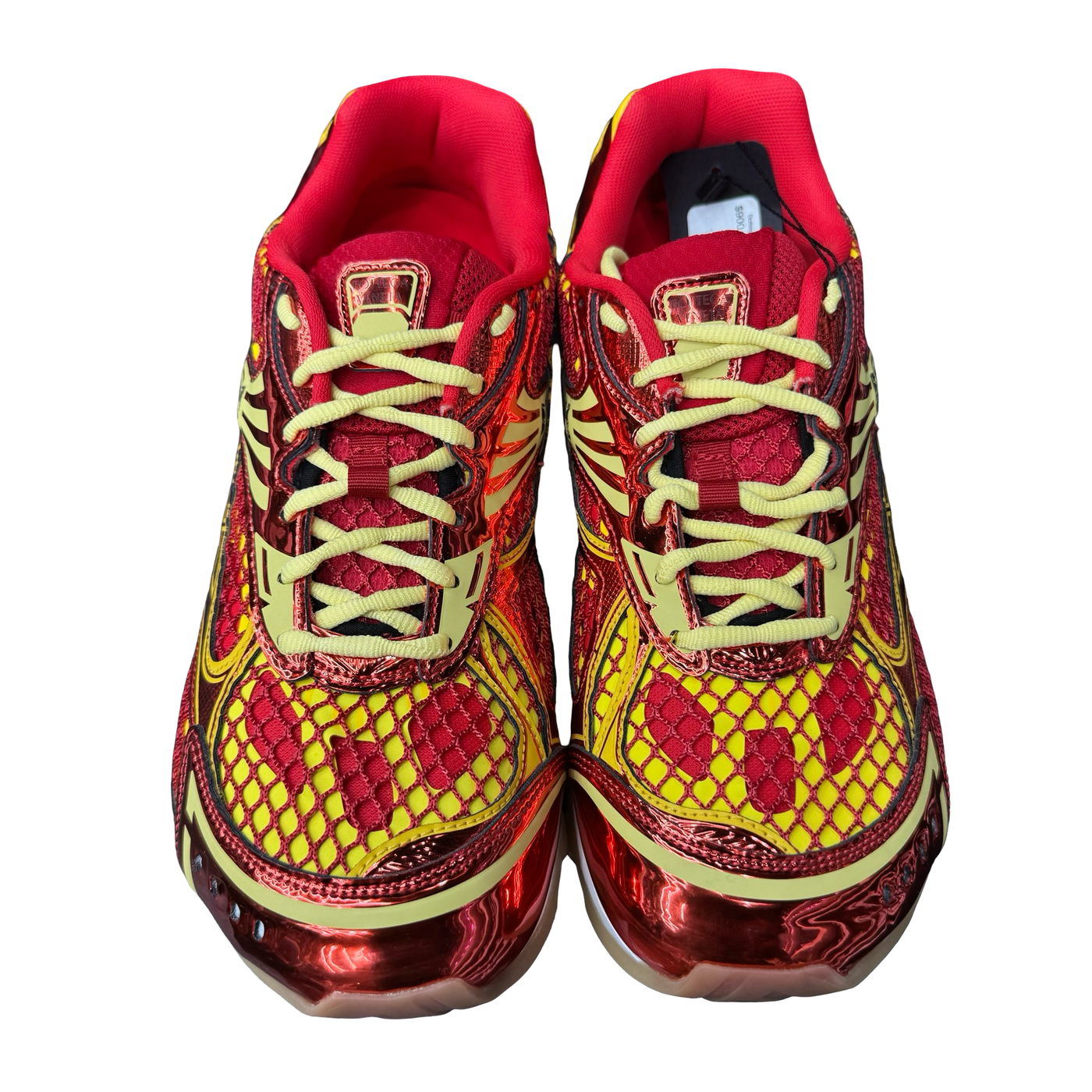 Bottega Veneta Orbit Sneakers Metallic Red Sherbert