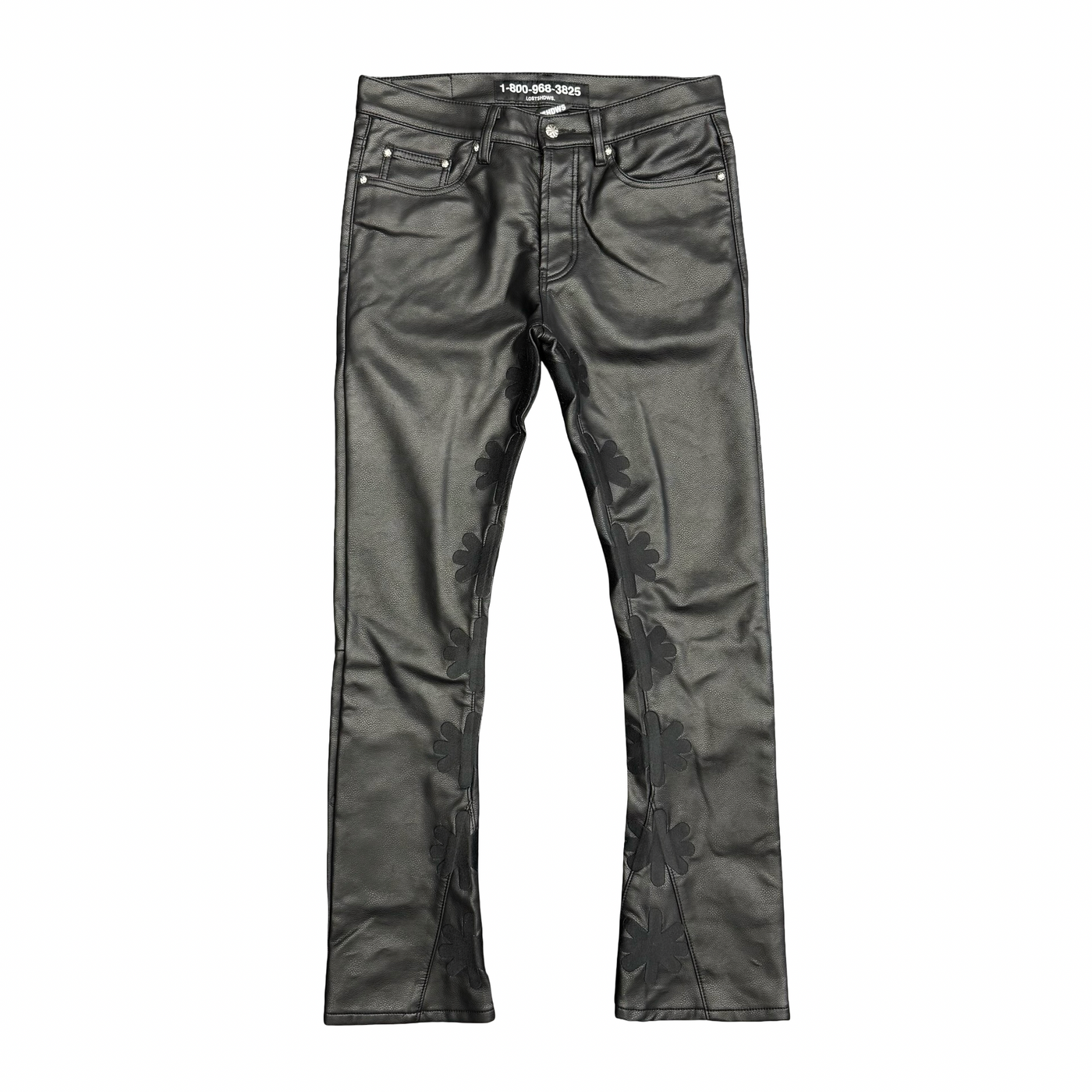 Lost SHDWS Leather Pants Black