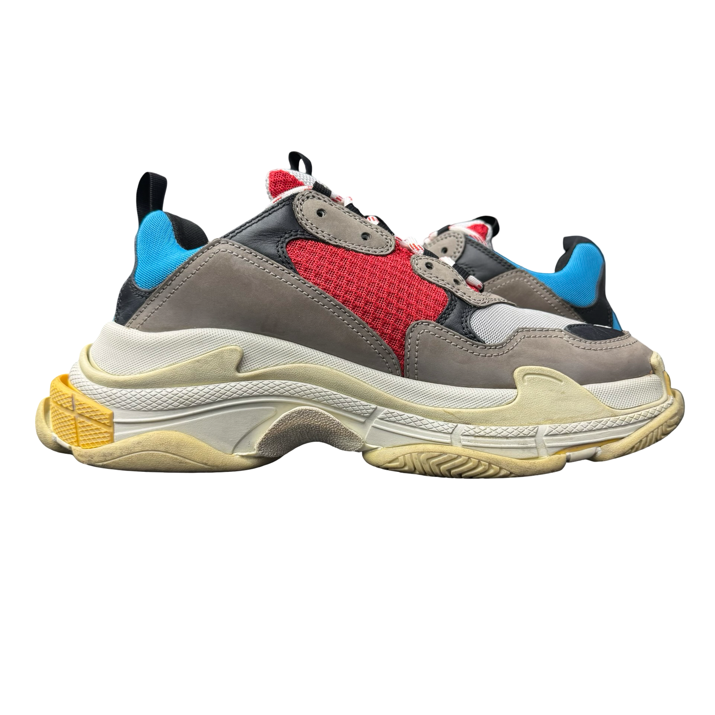 Balenciaga Triple S Sneaker Grey Red Blue