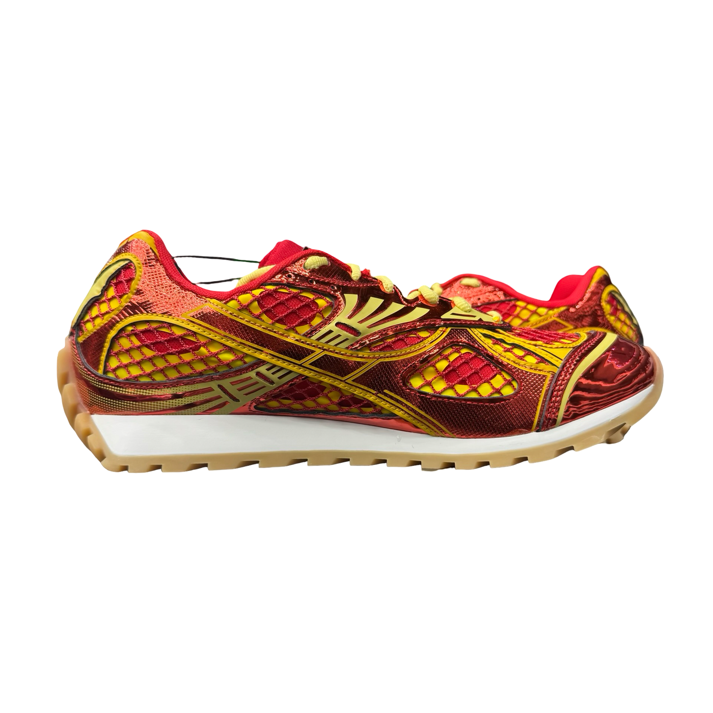 Bottega Veneta Orbit Sneakers Metallic Red Sherbert
