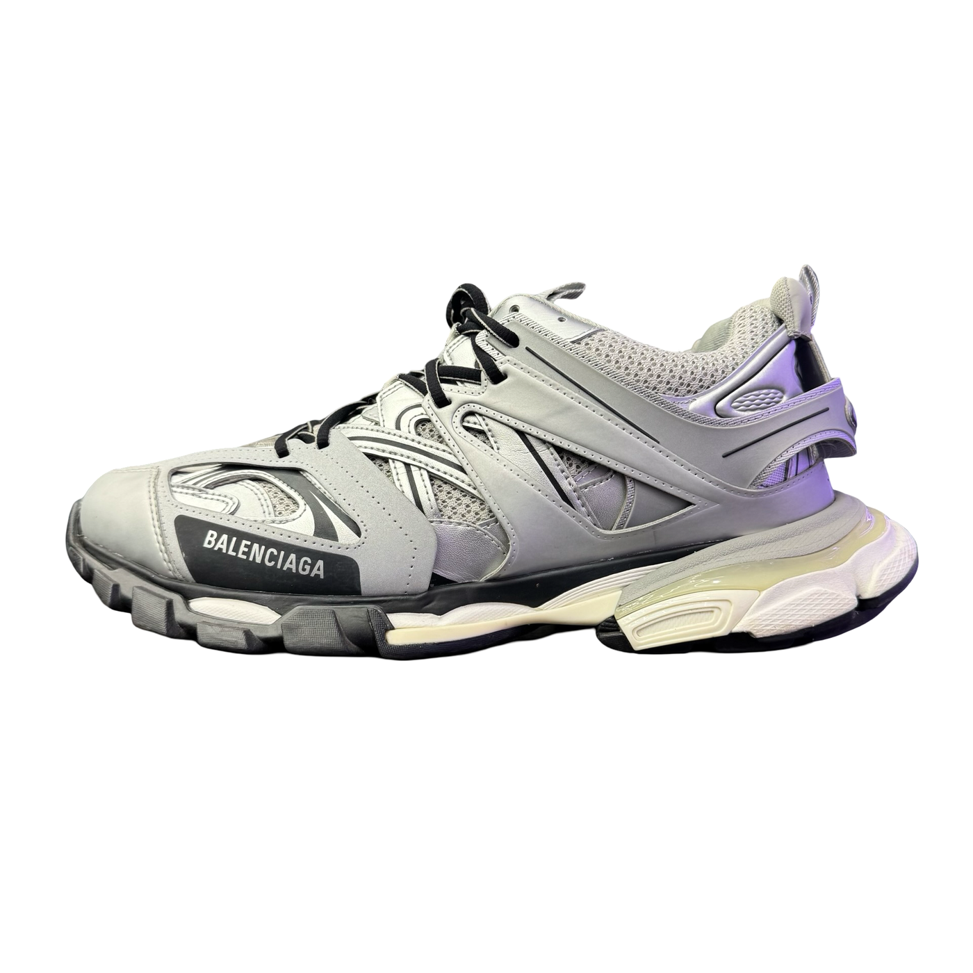 Balenciaga Track Sneaker Metallic Silver Black
