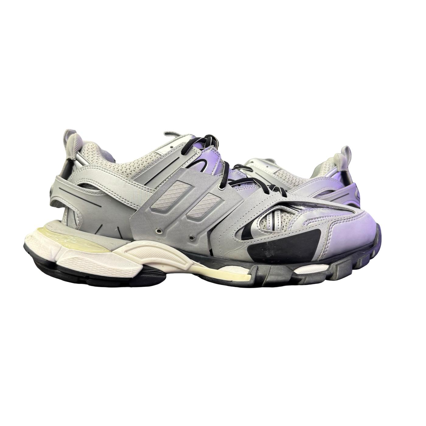 Balenciaga Track Sneaker Metallic Silver Black