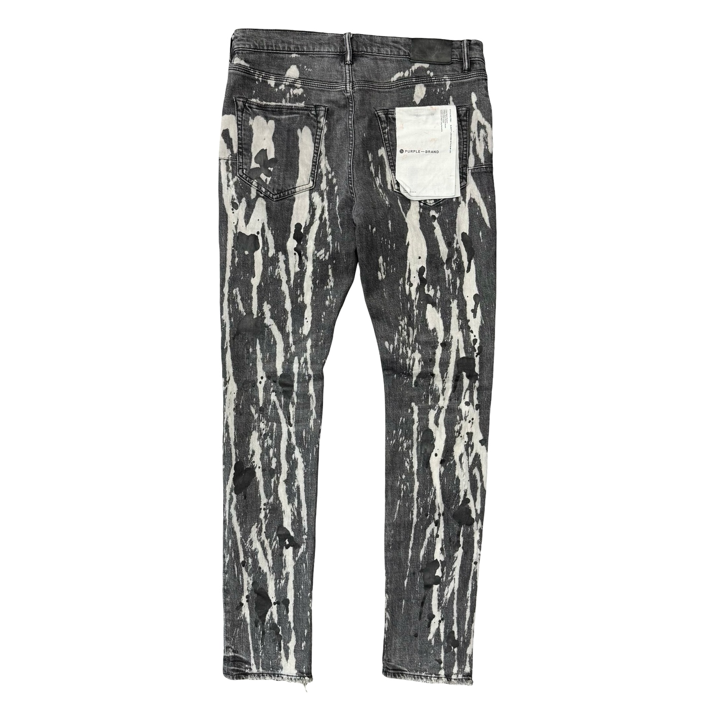 Purple Brand P001 Bleach Spill Jeans Black