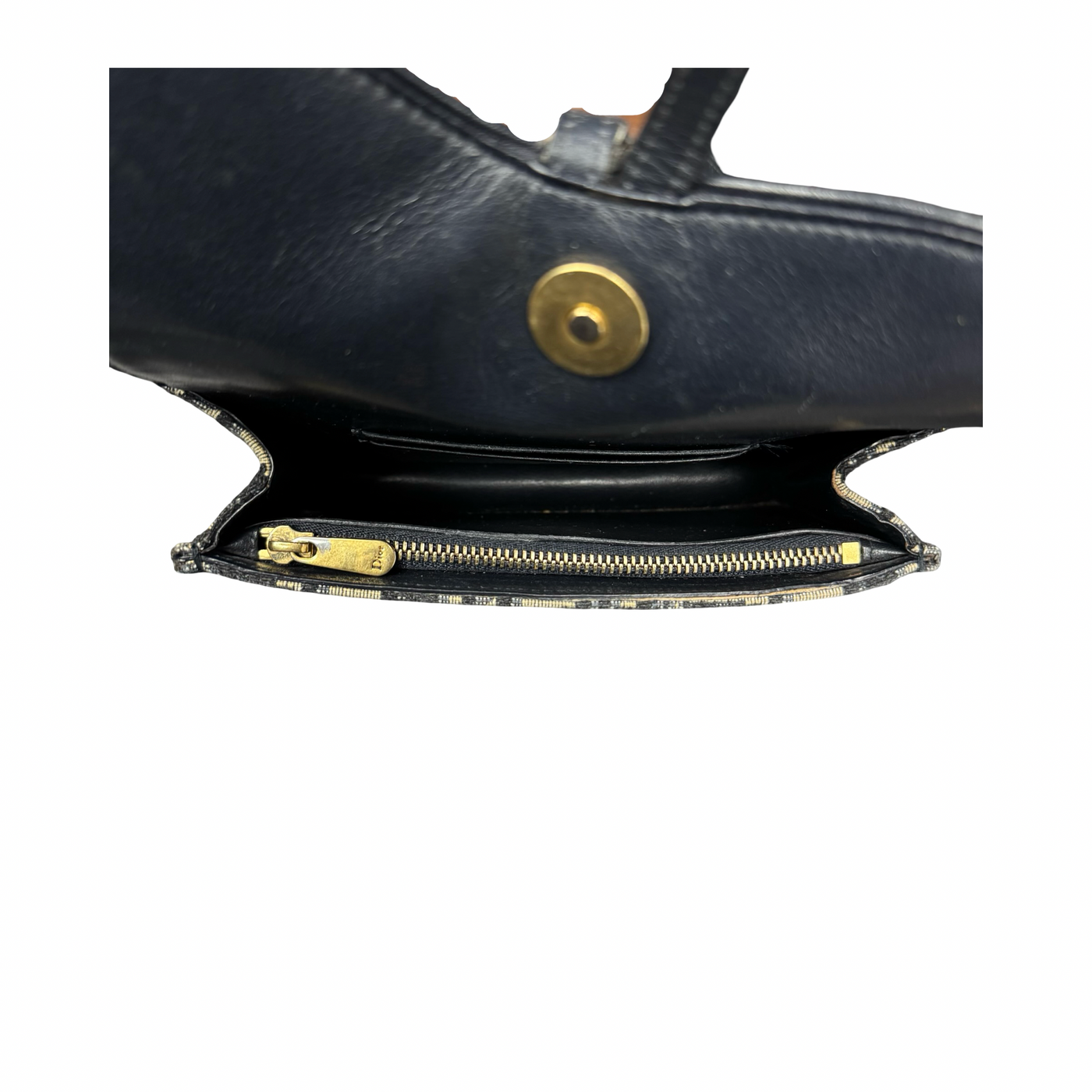 Dior Oblique Saddle Belt Bag Blue