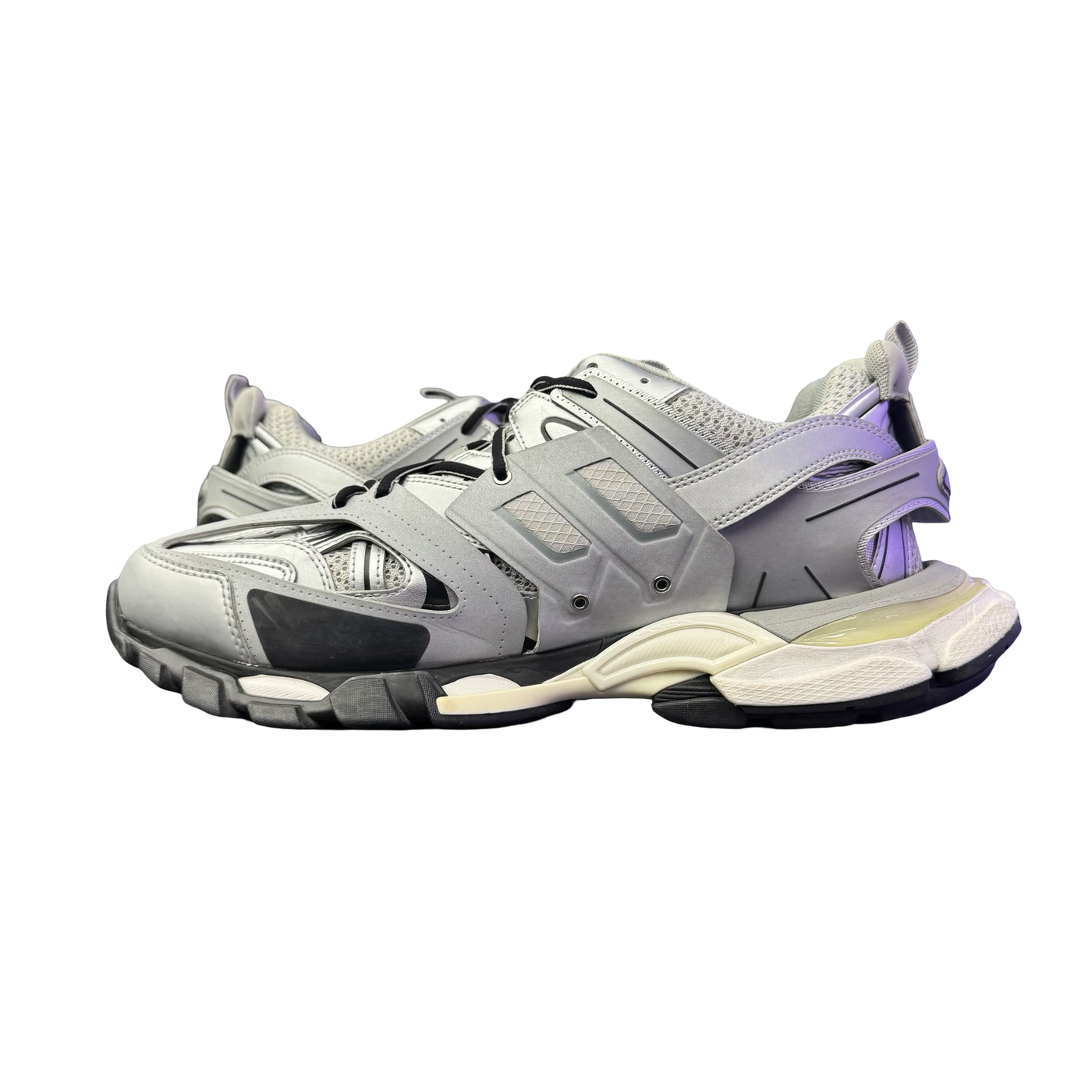 Balenciaga Track Sneaker Metallic Silver Black