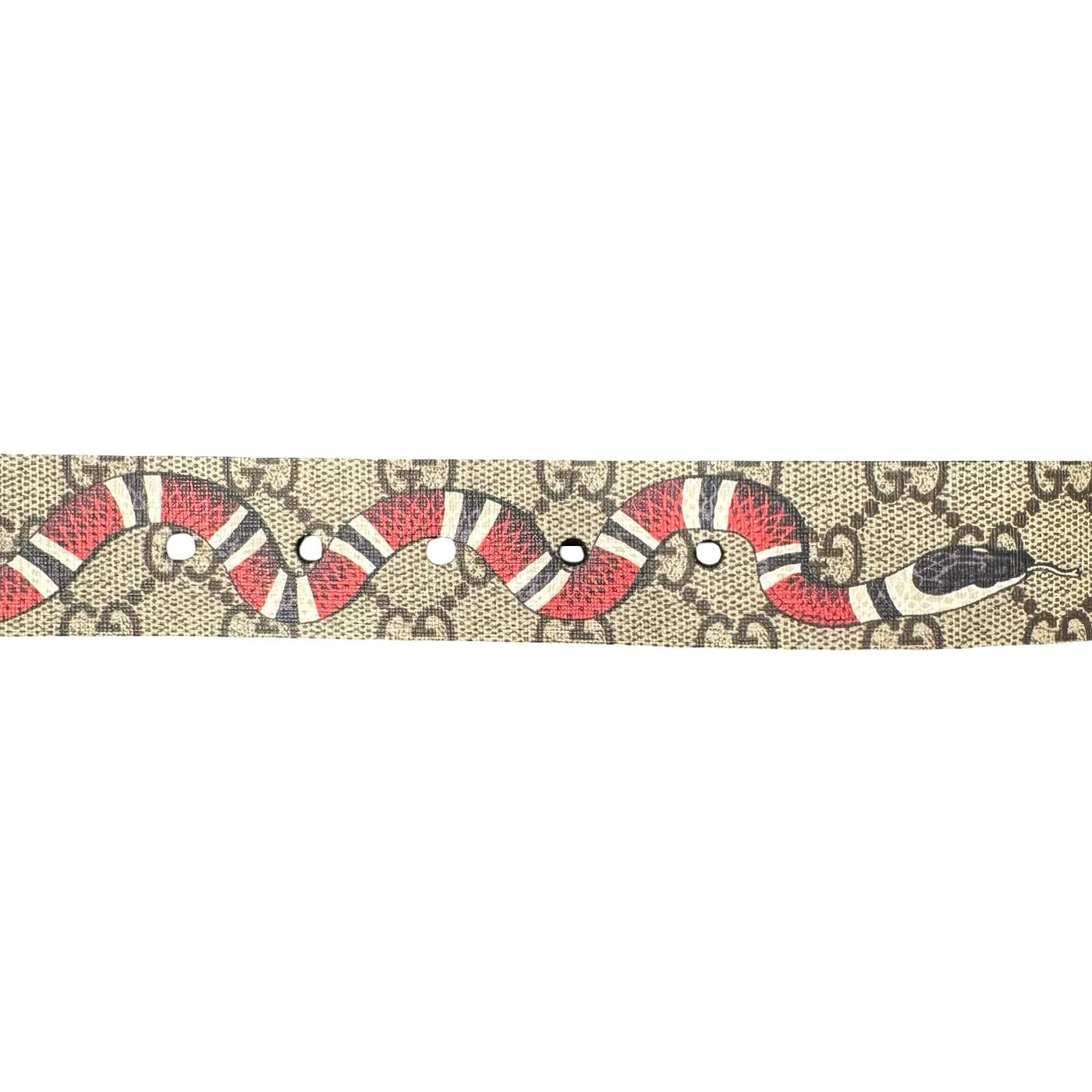 Gucci GG Supreme Kingsnake Brown Belt