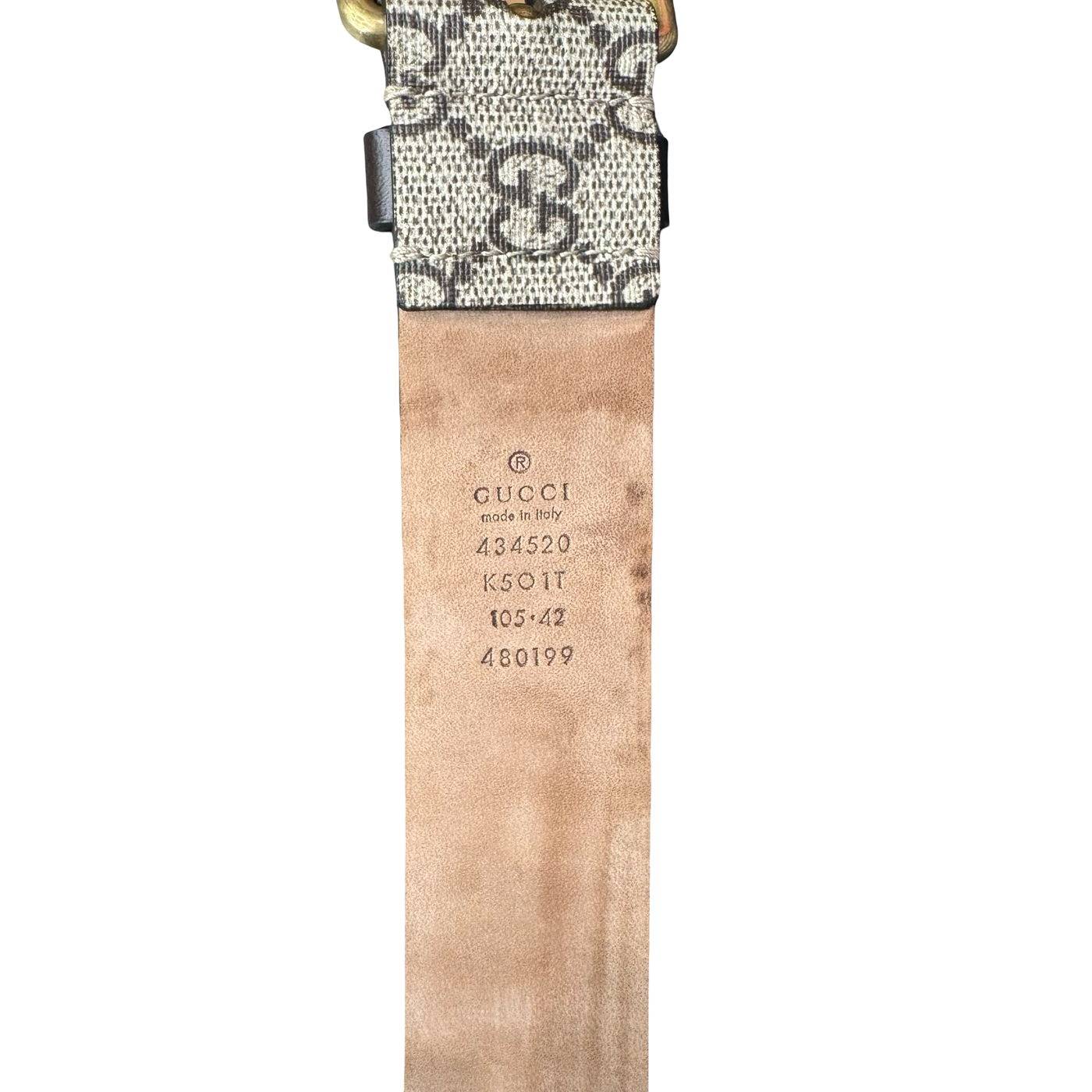 Gucci GG Supreme Kingsnake Brown Belt