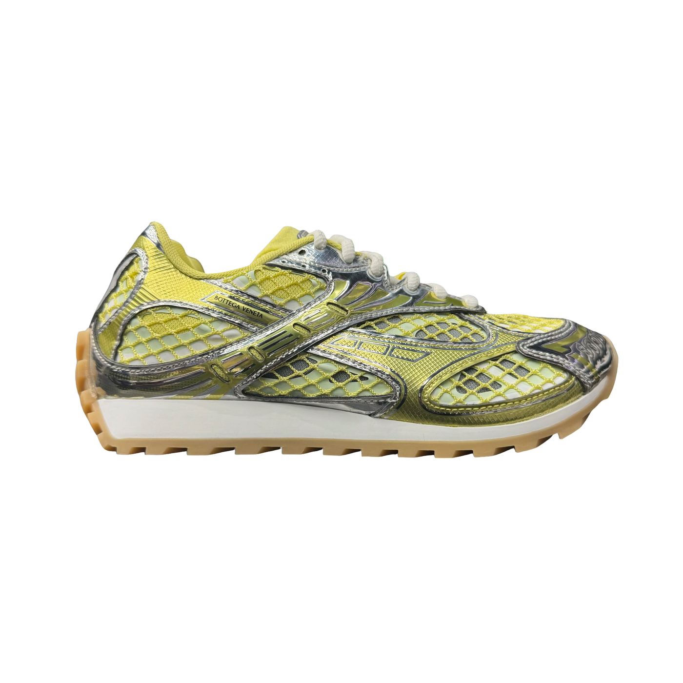 Bottega Veneta Orbit Sneaker Sherbert Silver