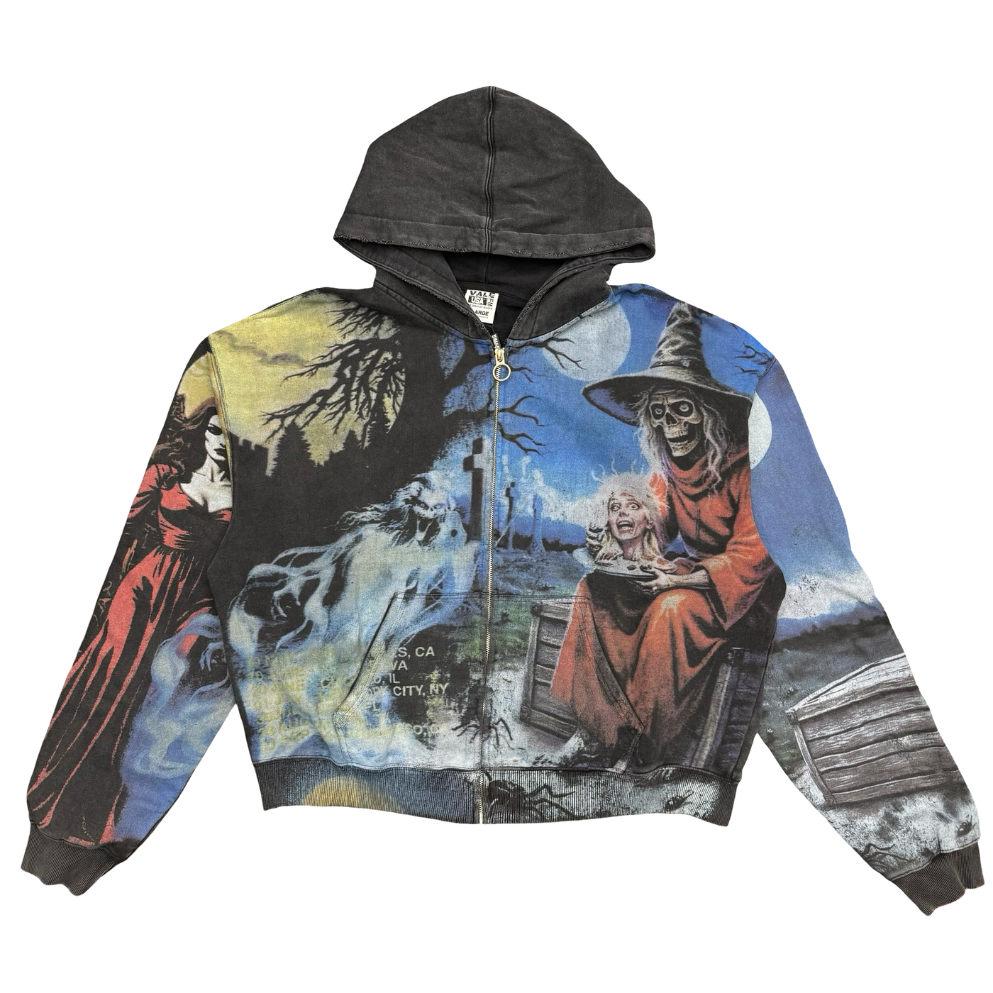 Vale Forever Ether Zip Up Hoodie Black