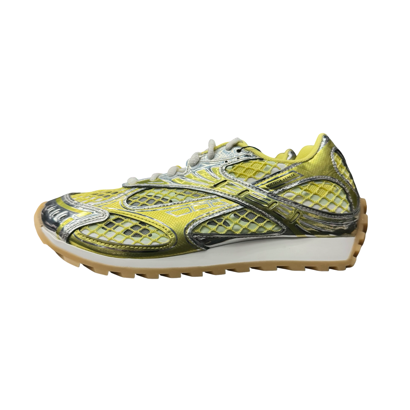 Bottega Veneta Orbit Sneaker Sherbert Silver