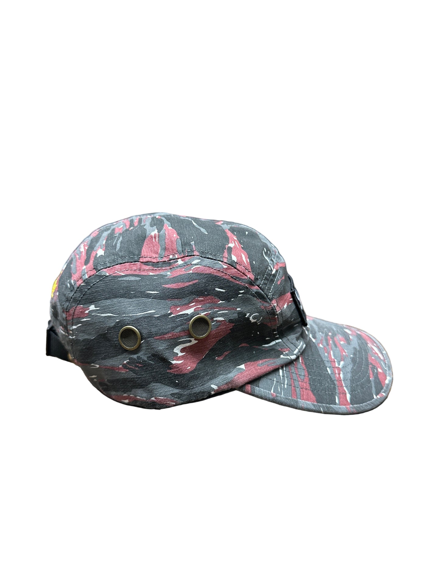 Supreme Military Red Tiger Camo Camp Cap (SS22)