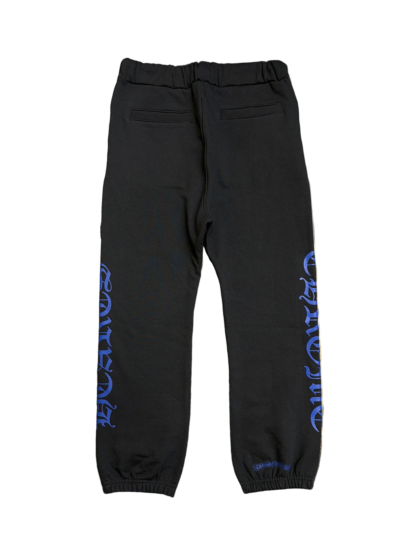 Chrome Hearts Horseshoe Logo Sweatpants Black Blue