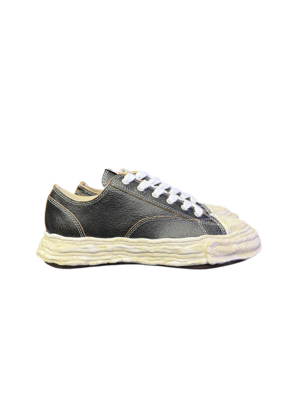MMY Peterson Low Black Crackle Sneakers