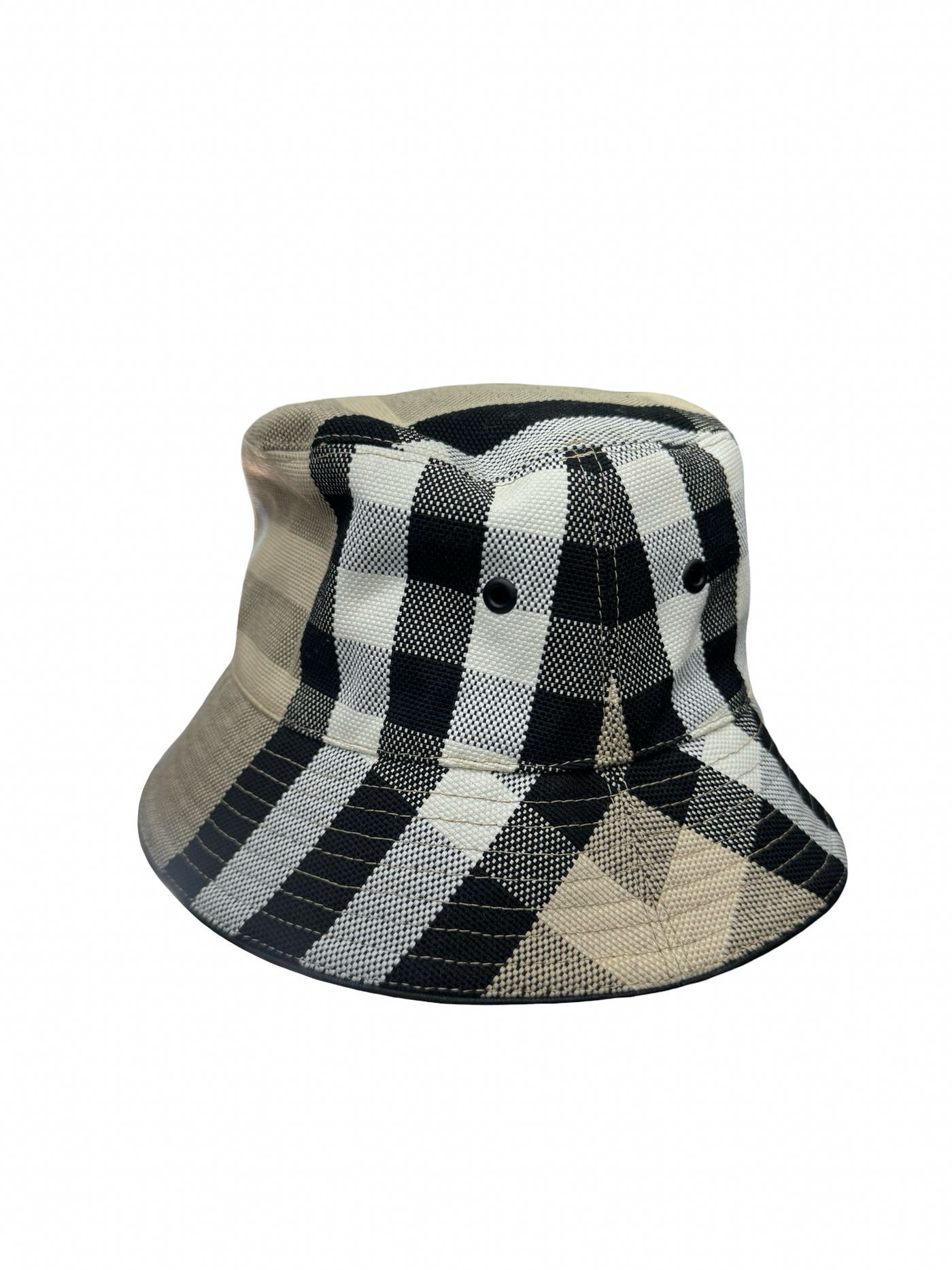 Burberry Check Cotton Canvas Bucket