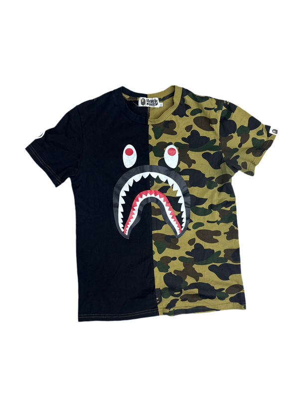Bape Half Camo Half Black WGM Shirt