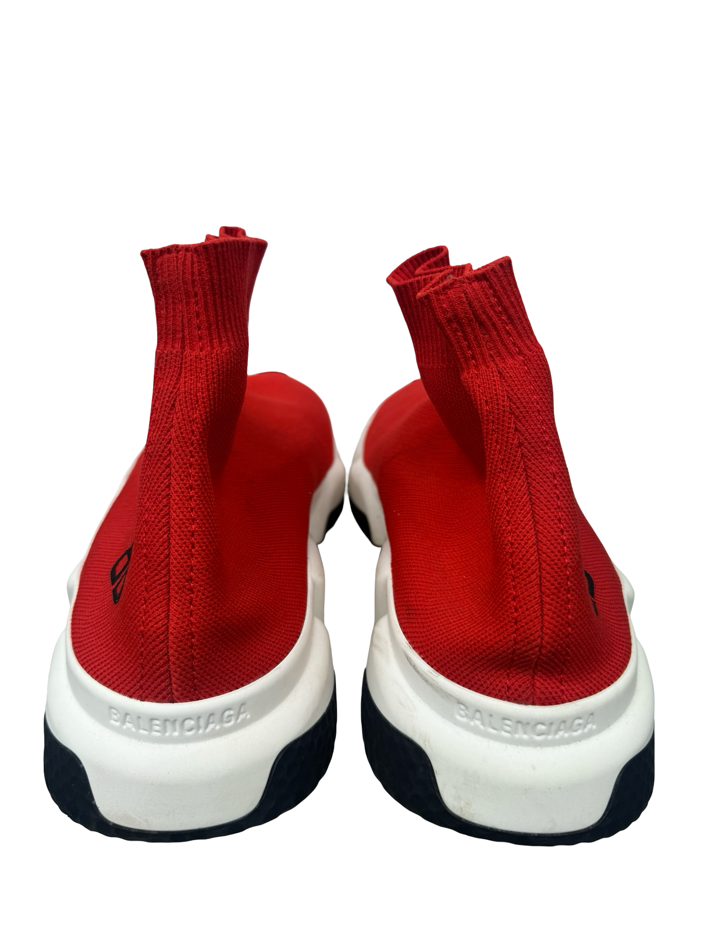Balenciaga Speed Trainer Mid Red Sneakers