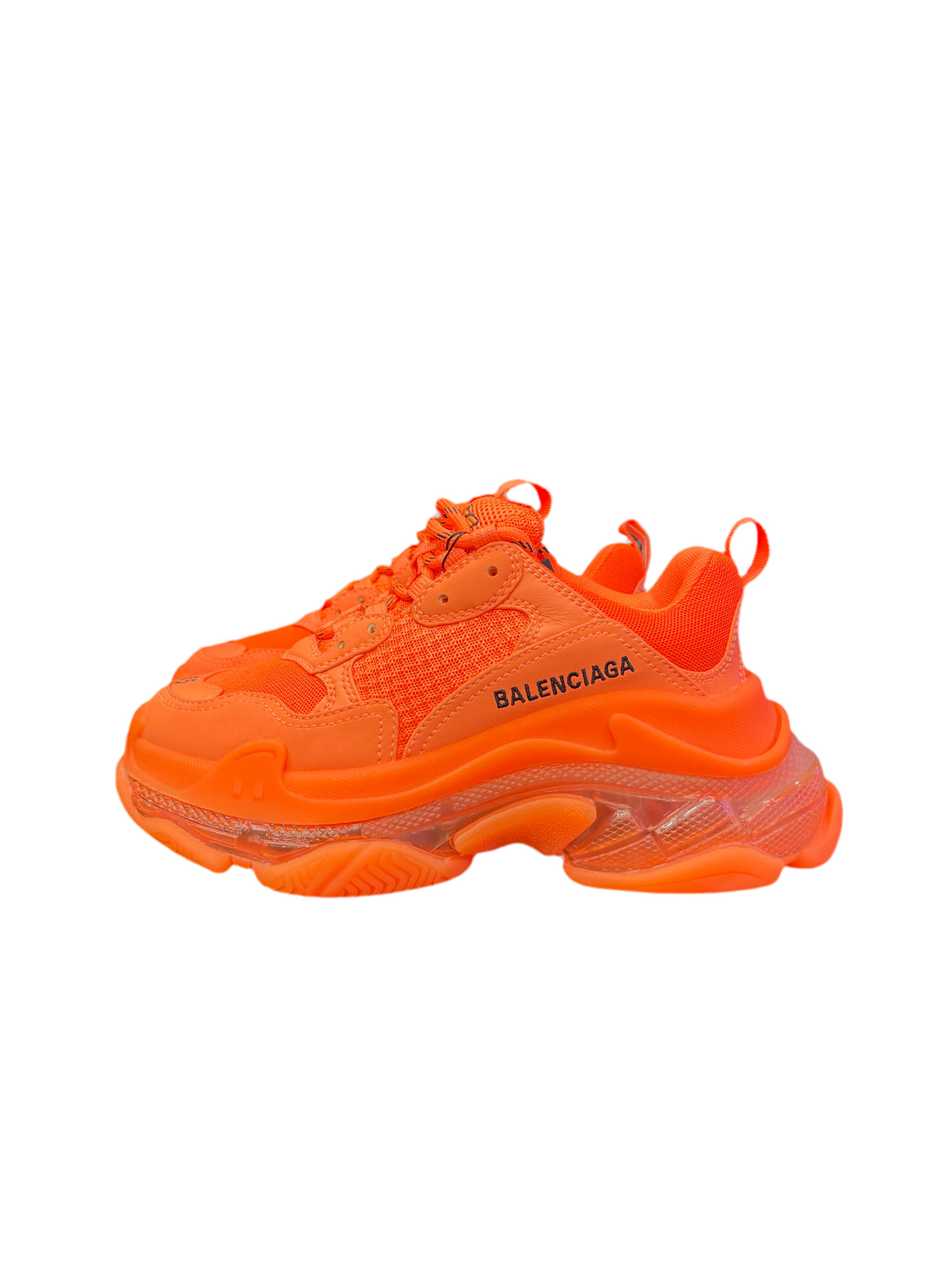 WMNS Balenciaga Triple S Clear Sole Orange