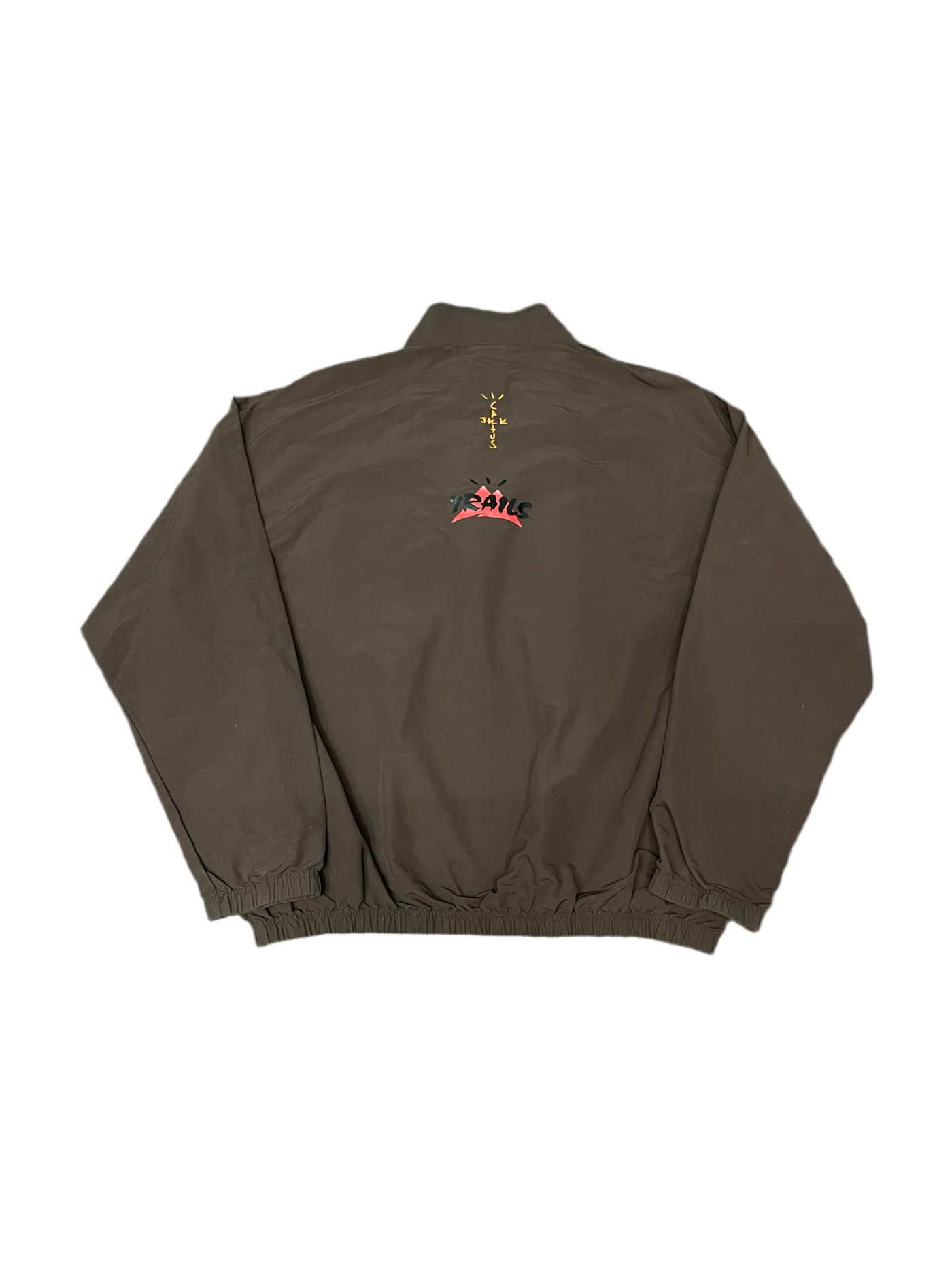 Cactus Jack by Travis Scott Cactus Trails Half Zip Windbreaker Brown