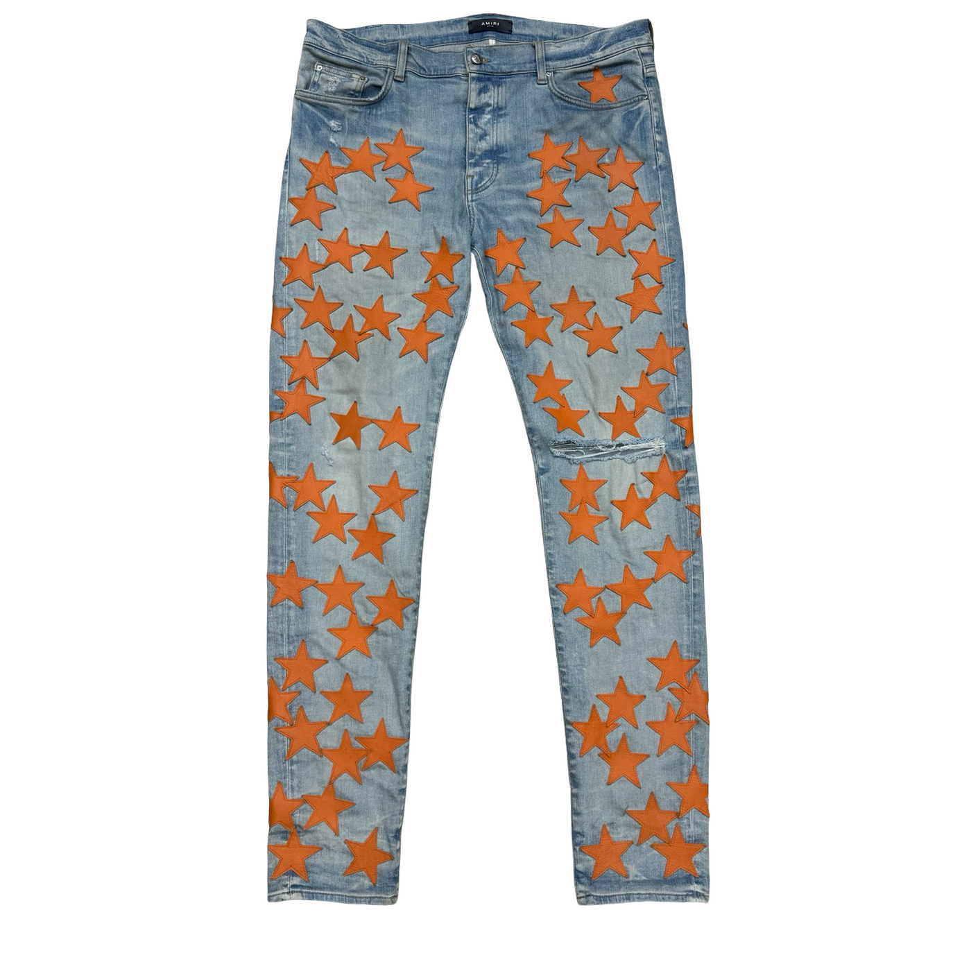 Amiri Denim Indigo Chemist Star Jeans