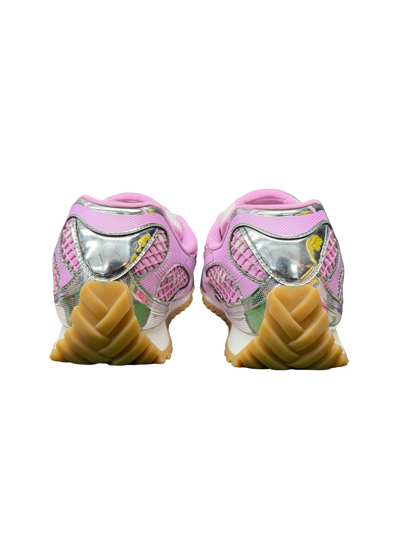 WMNS Bottega Veneta Orbit Gloss Silver