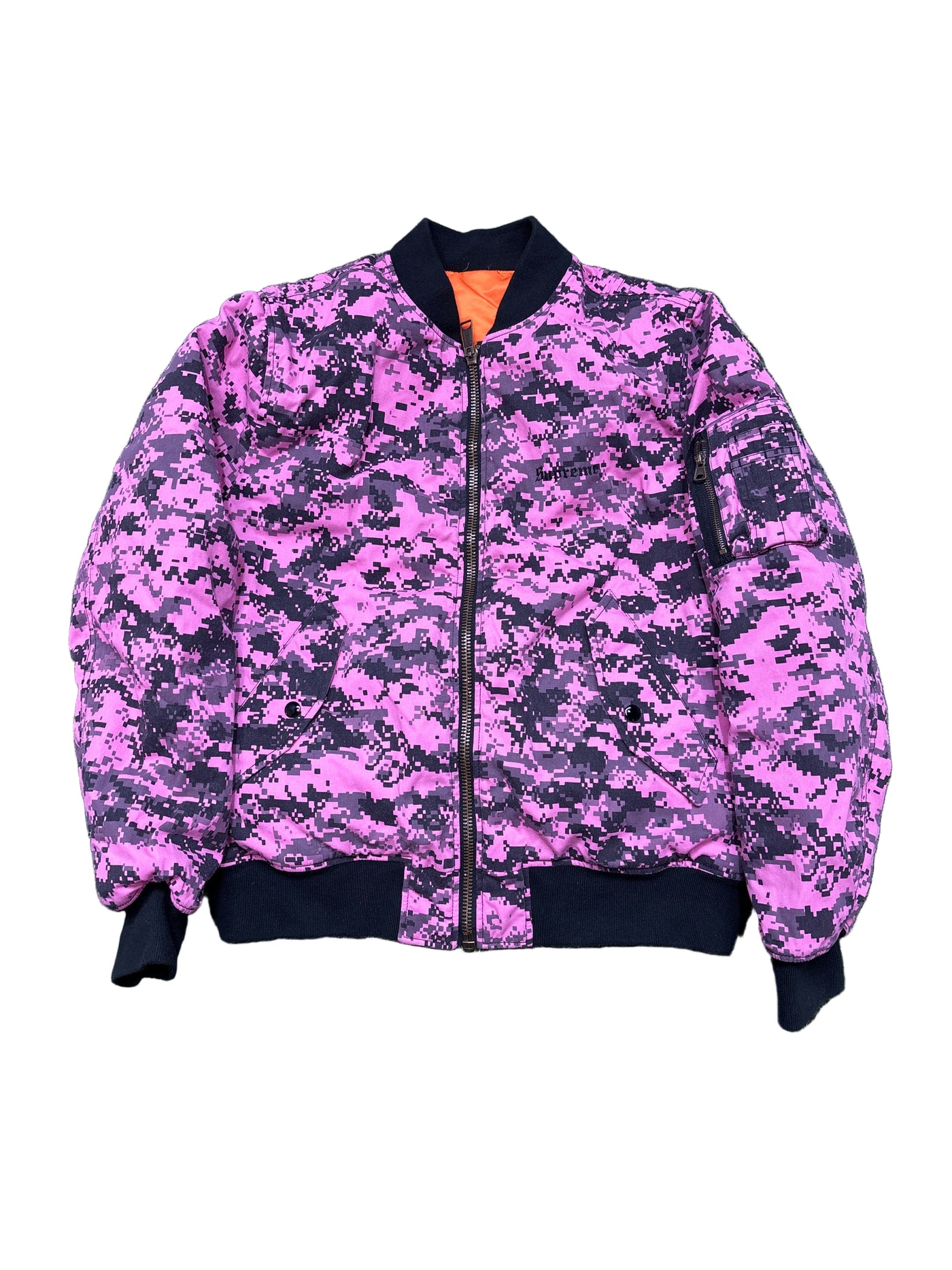 Supreme Digi Camo MA-1 Pink Digi Reversible Jacket