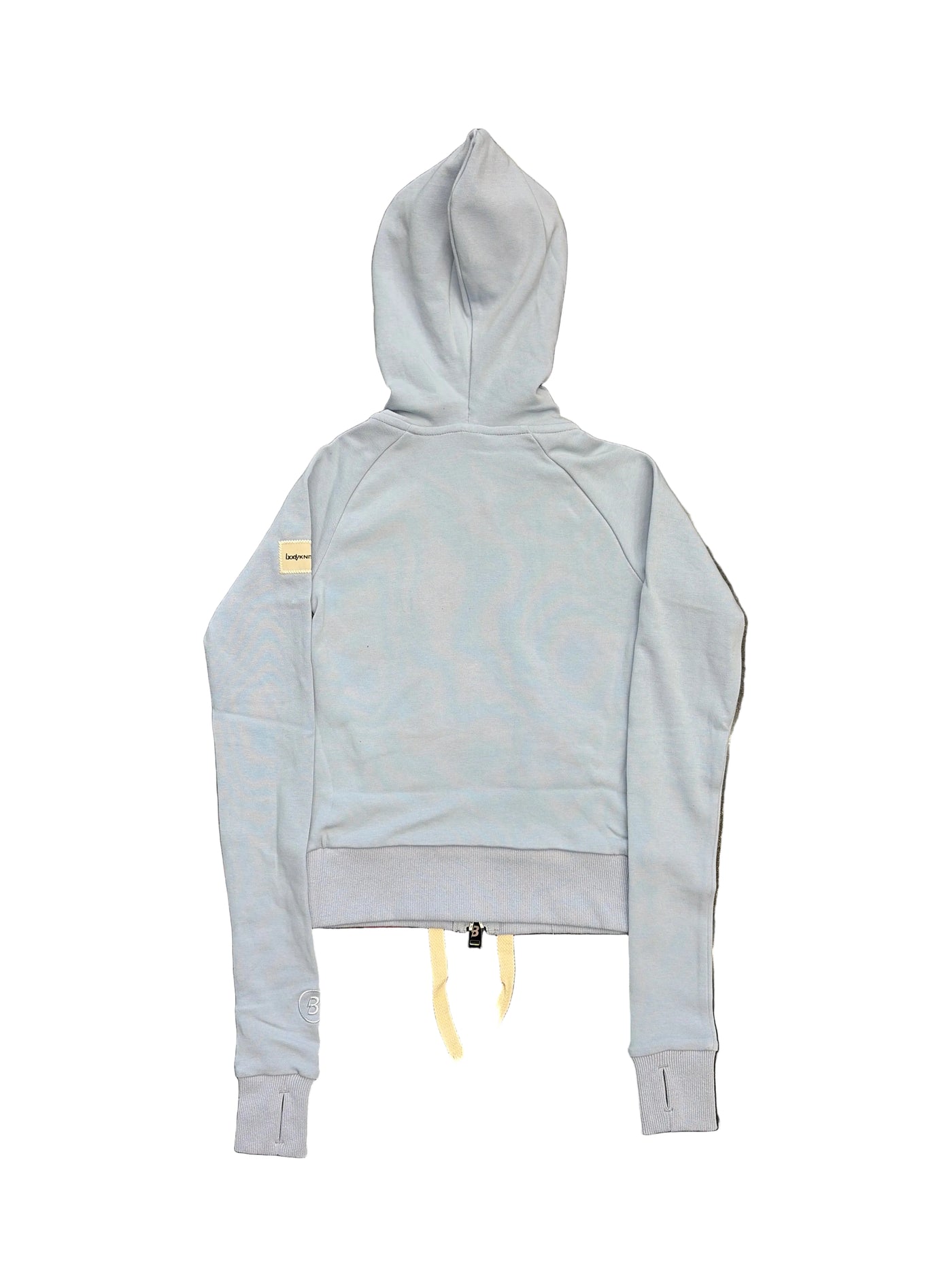 Body By Raven Knitwear Zip-Up Hoodie Powder Blue
