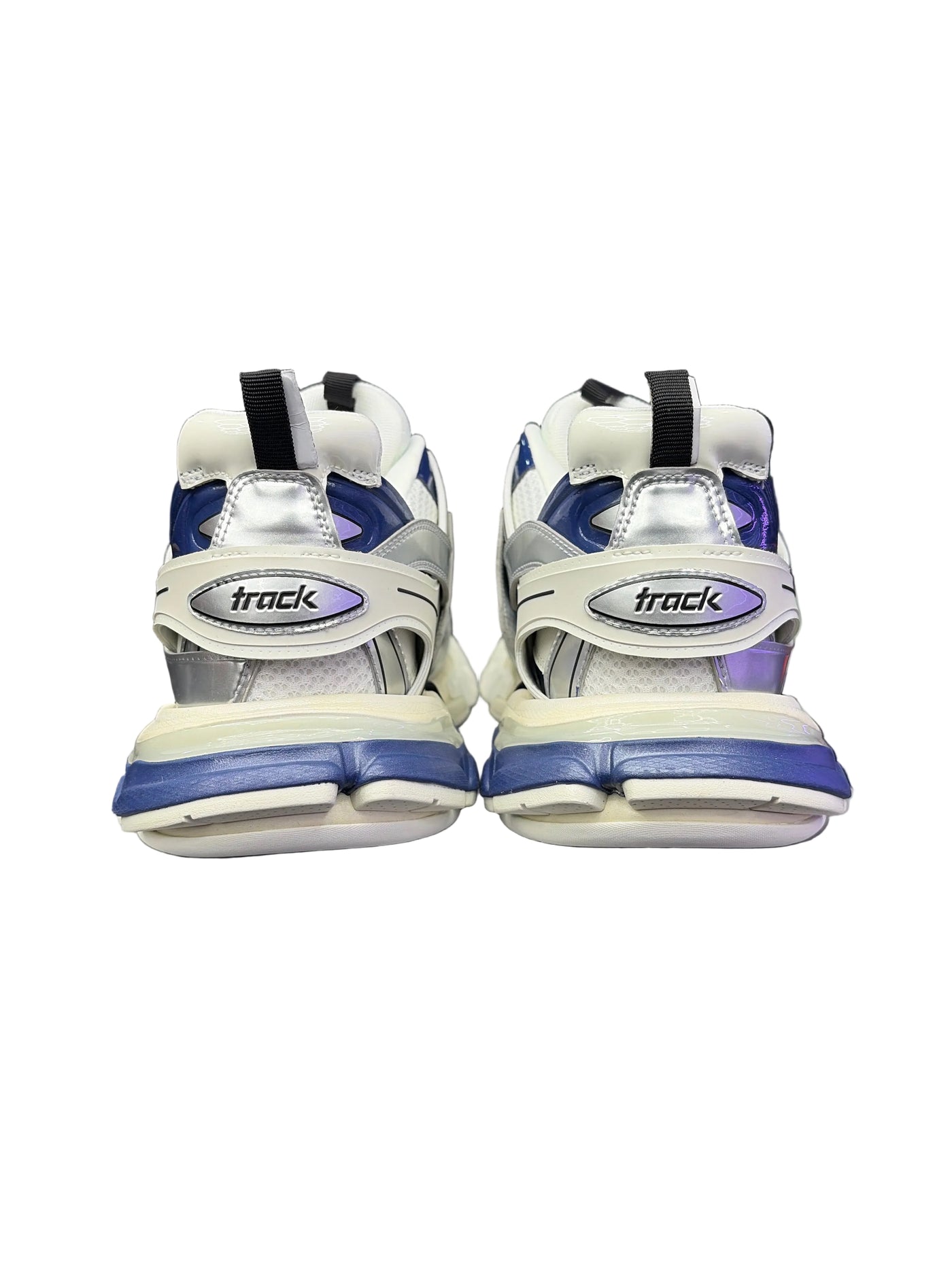 Balenciaga Track LED Runner Metal Silver Dark Blue
