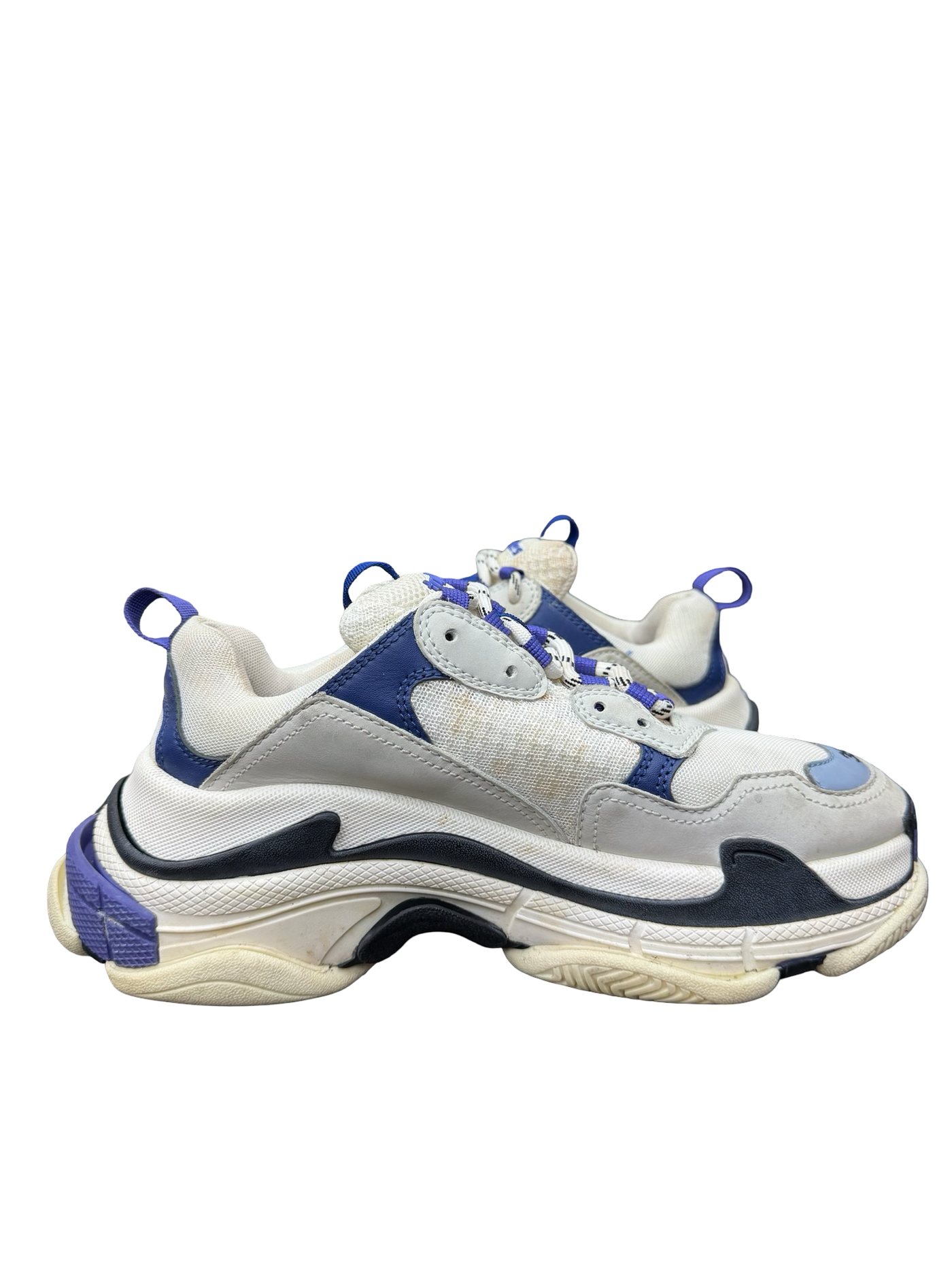 Balenciaga Triple S Blue Hi Top Sneaker