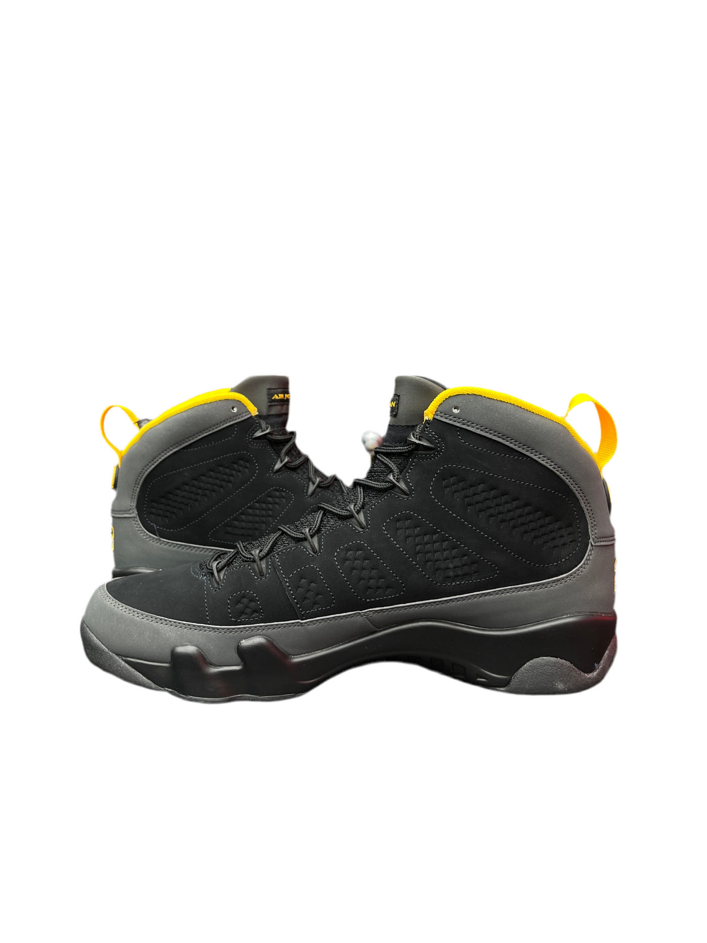 Nike Air Jordan 9 Retro Dark Charcoal University Gold