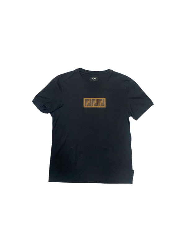 Fendi FF Box Logo T-Shirt Black