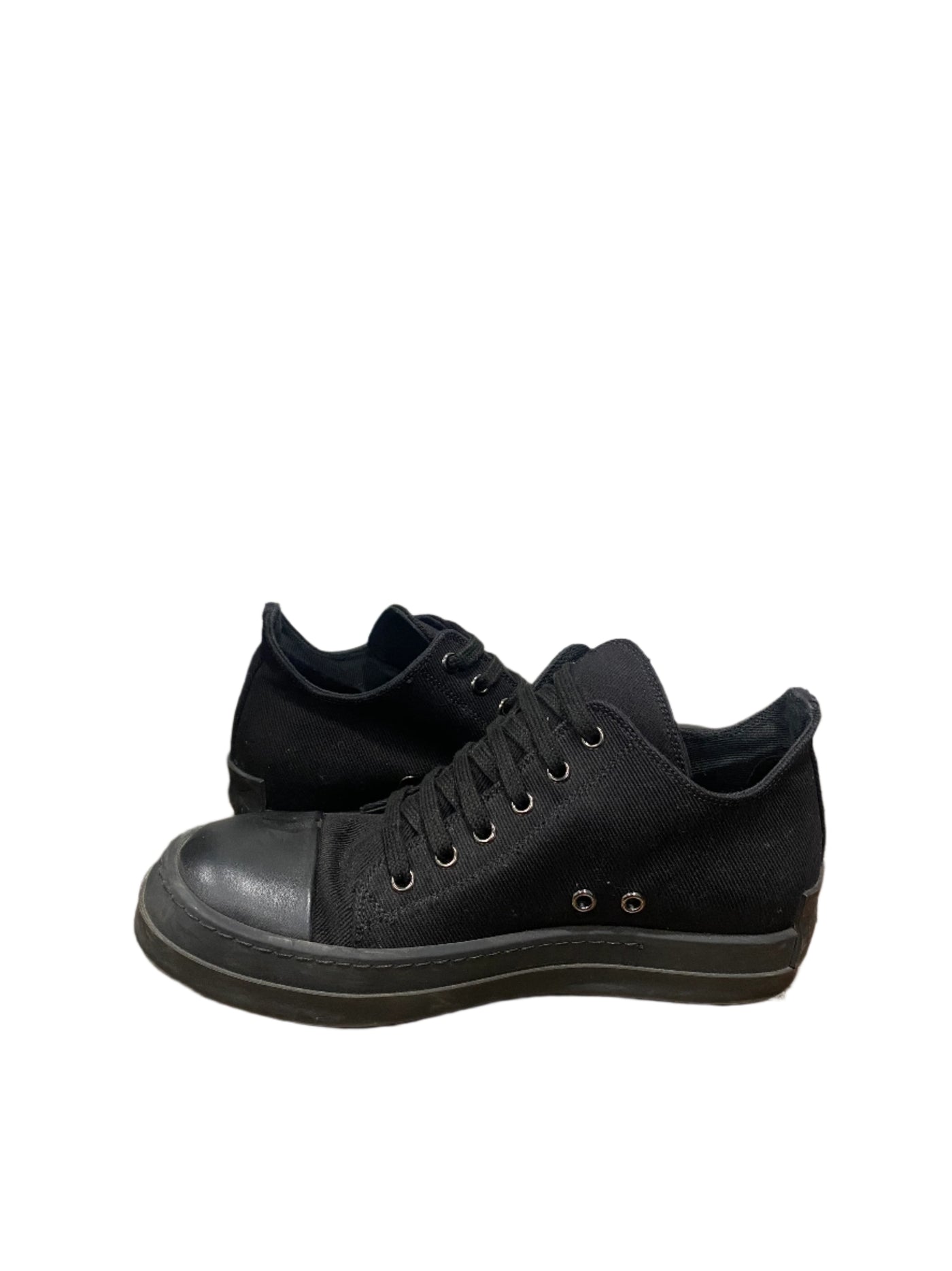 Rick Owens DRKSHDW Ramones Low Sneakers Triple Black