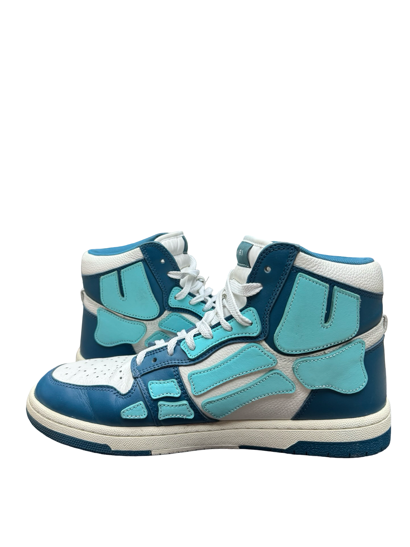Amiri Skel Bone High Top Blue