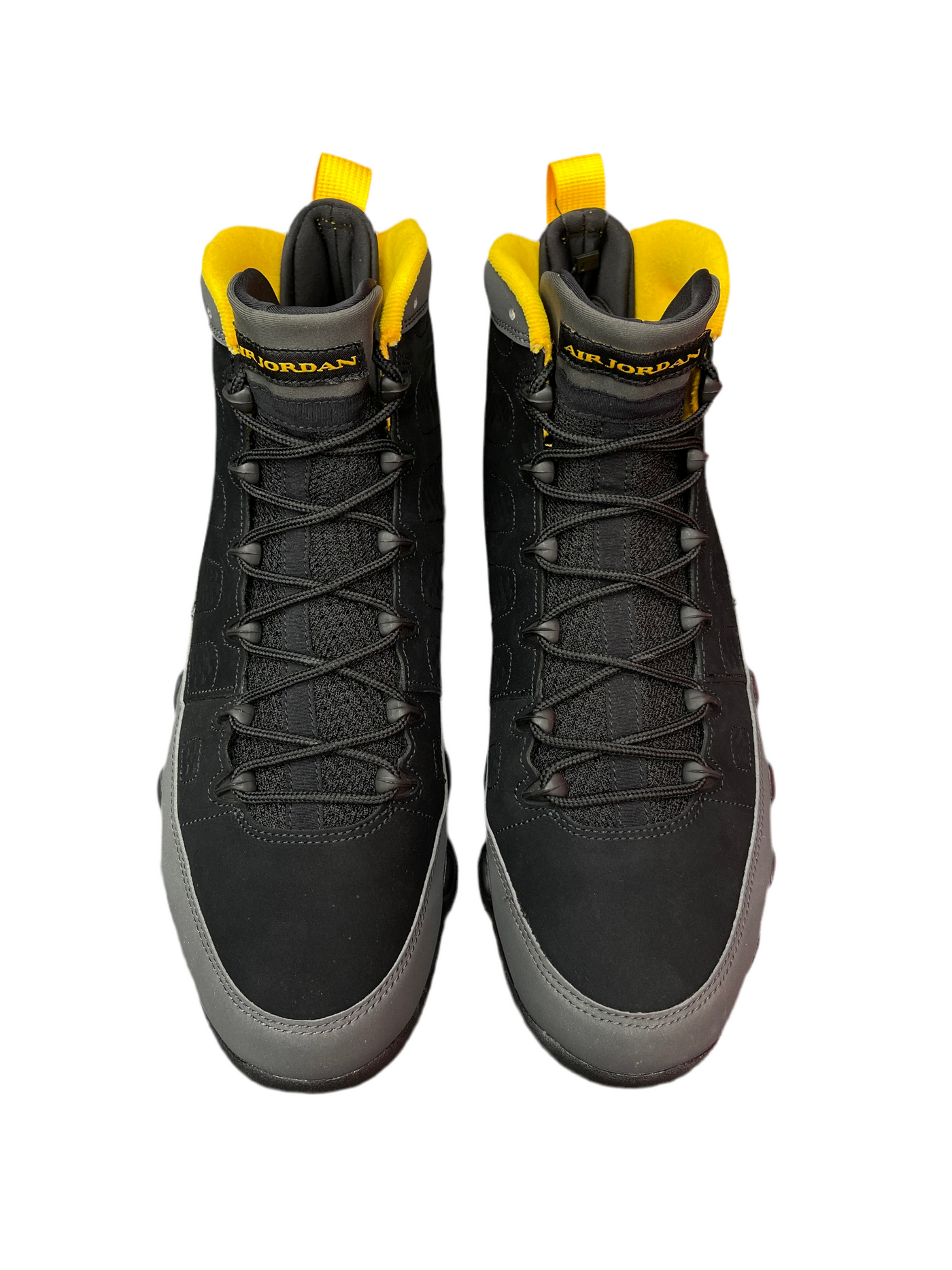 Nike Air Jordan 9 Retro Dark Charcoal University Gold