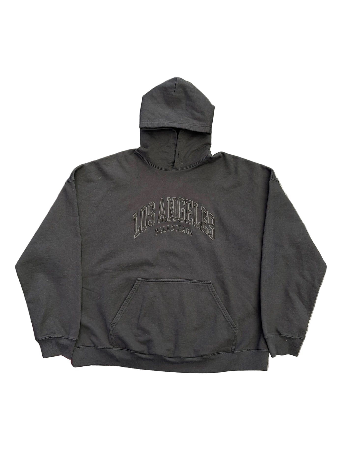 Balenciaga Los Angeles Cities Pullover Hoodie Black