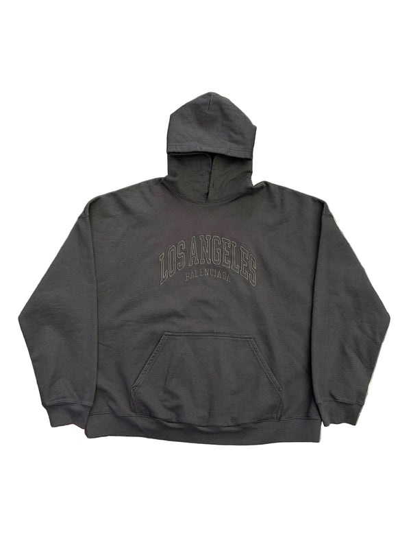 Balenciaga Los Angeles Cities Pullover Hoodie Black