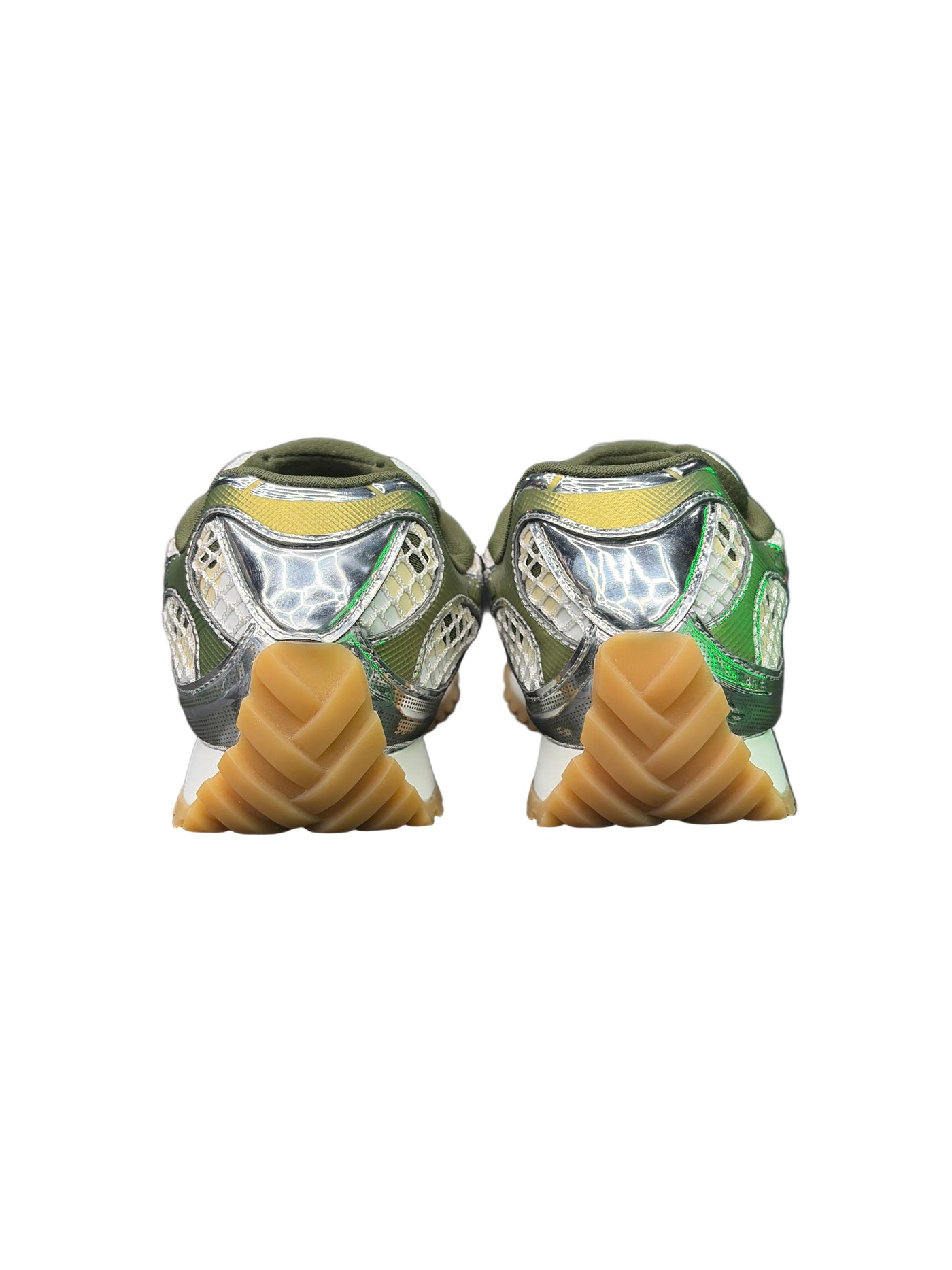 Bottega Veneta Orbit Sneakers Mud-White Silver