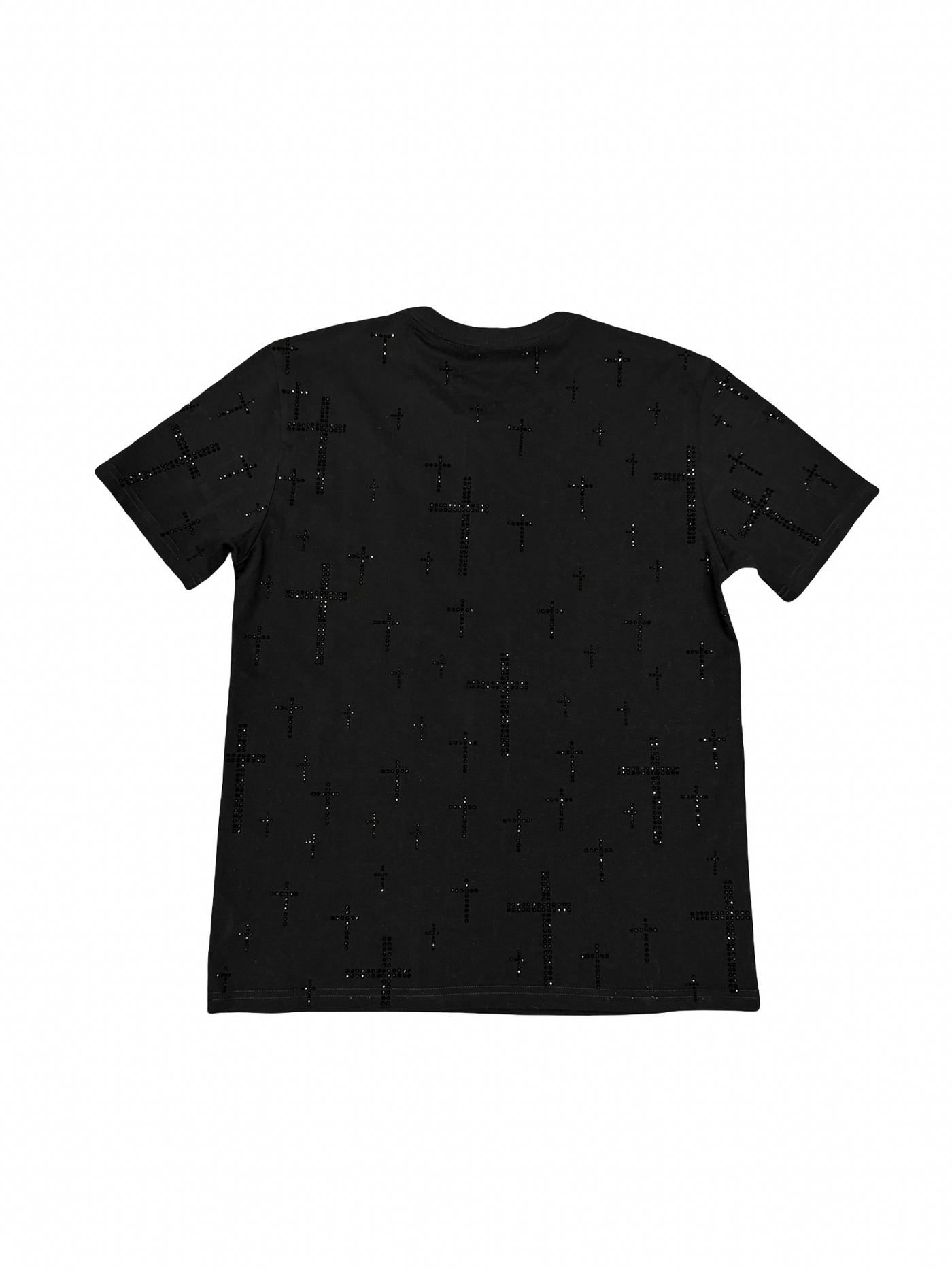 RTA Liam Crystal T-Shirt Black