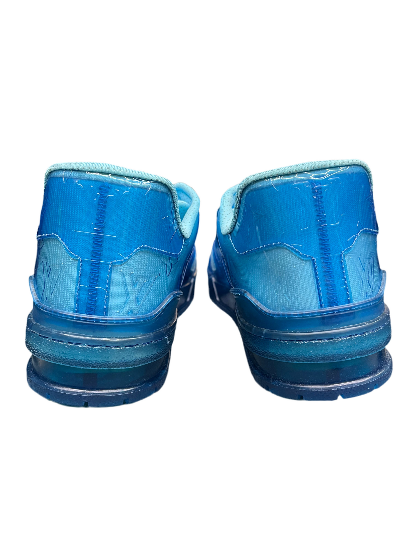 LV Low Trainer Translucent Blue