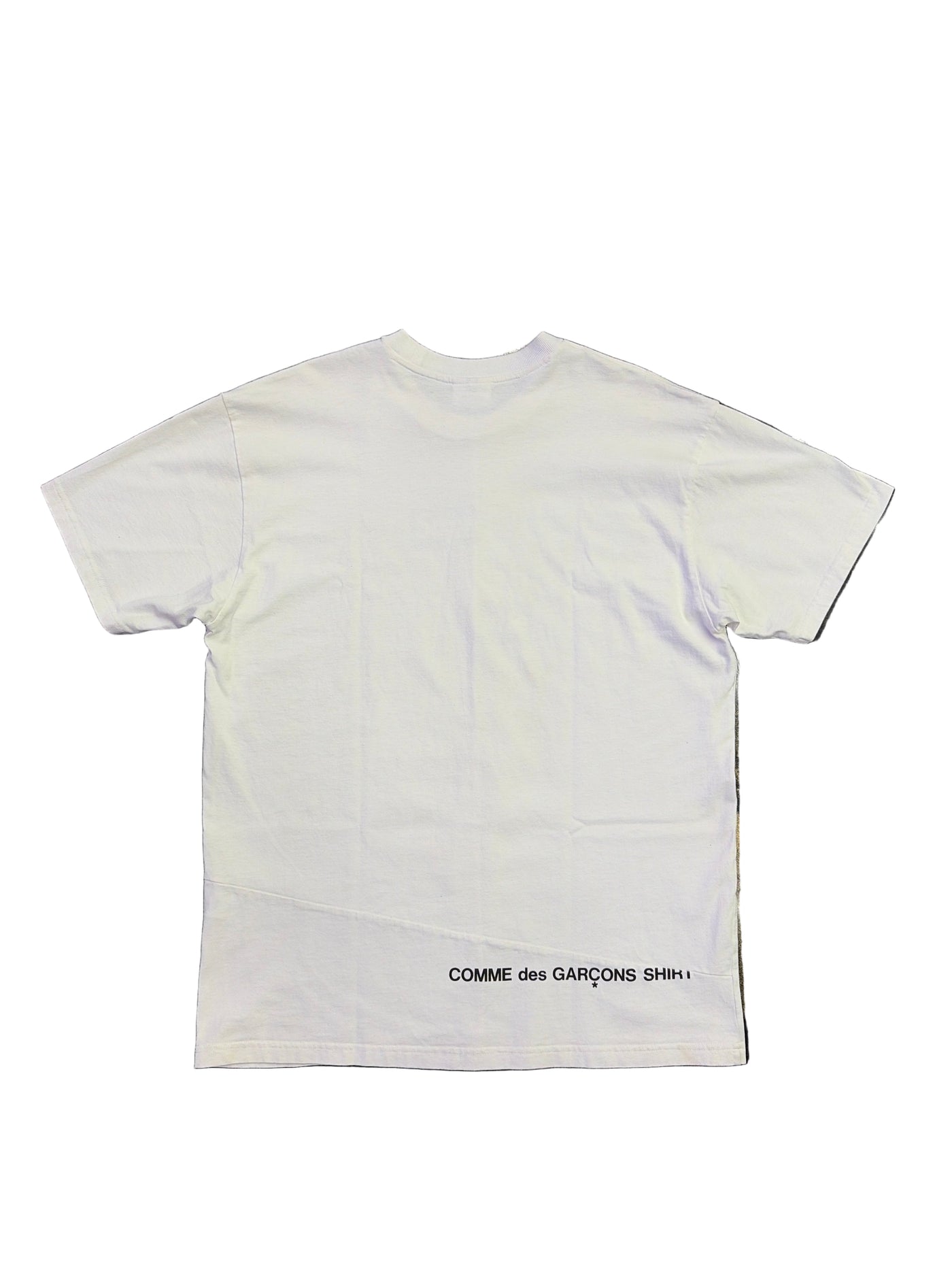 FW18 Supreme x CDG Split Box Logo Tee White
