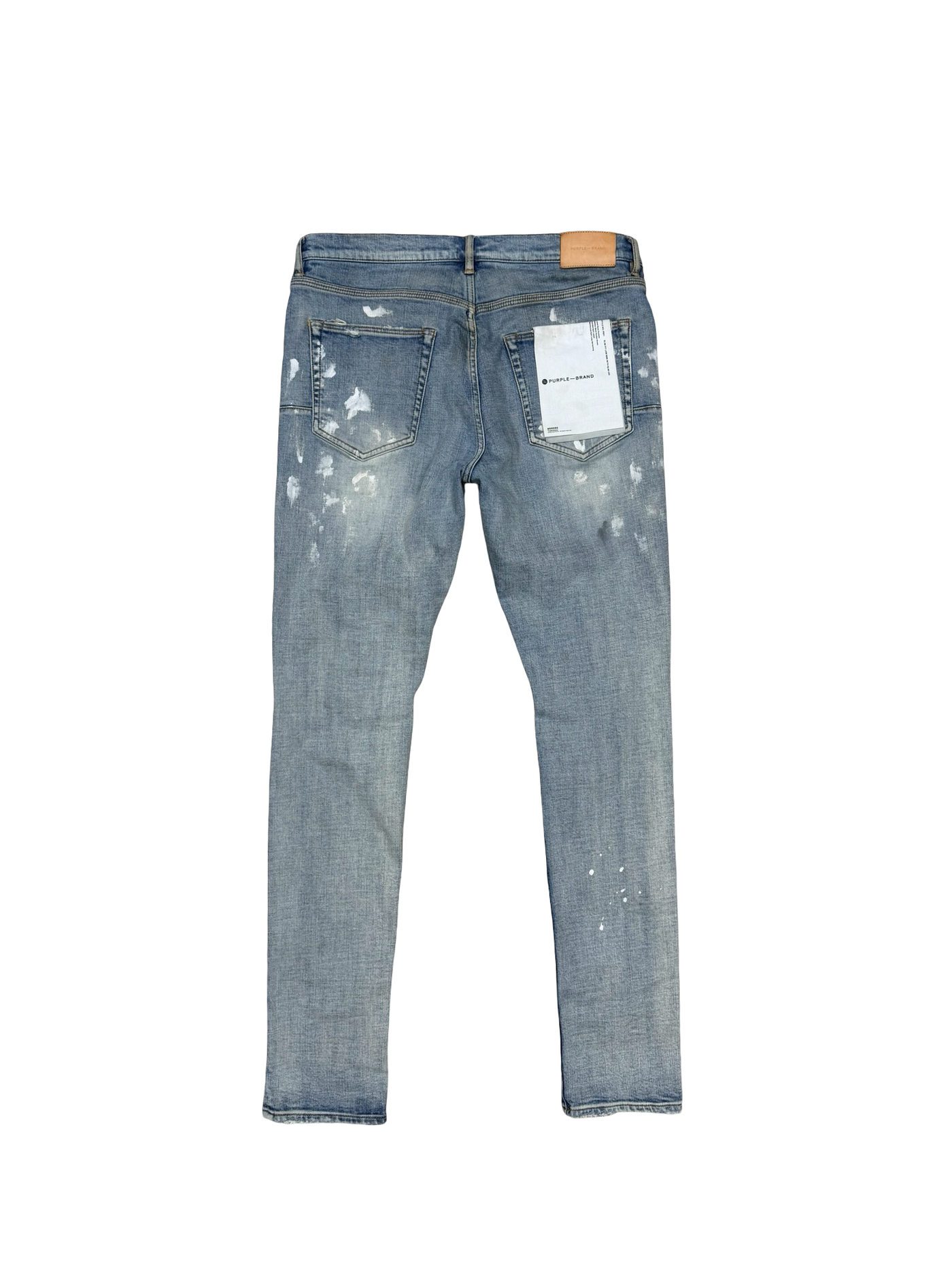 Purple Brand Paint Blowout Jeans Light Indigo