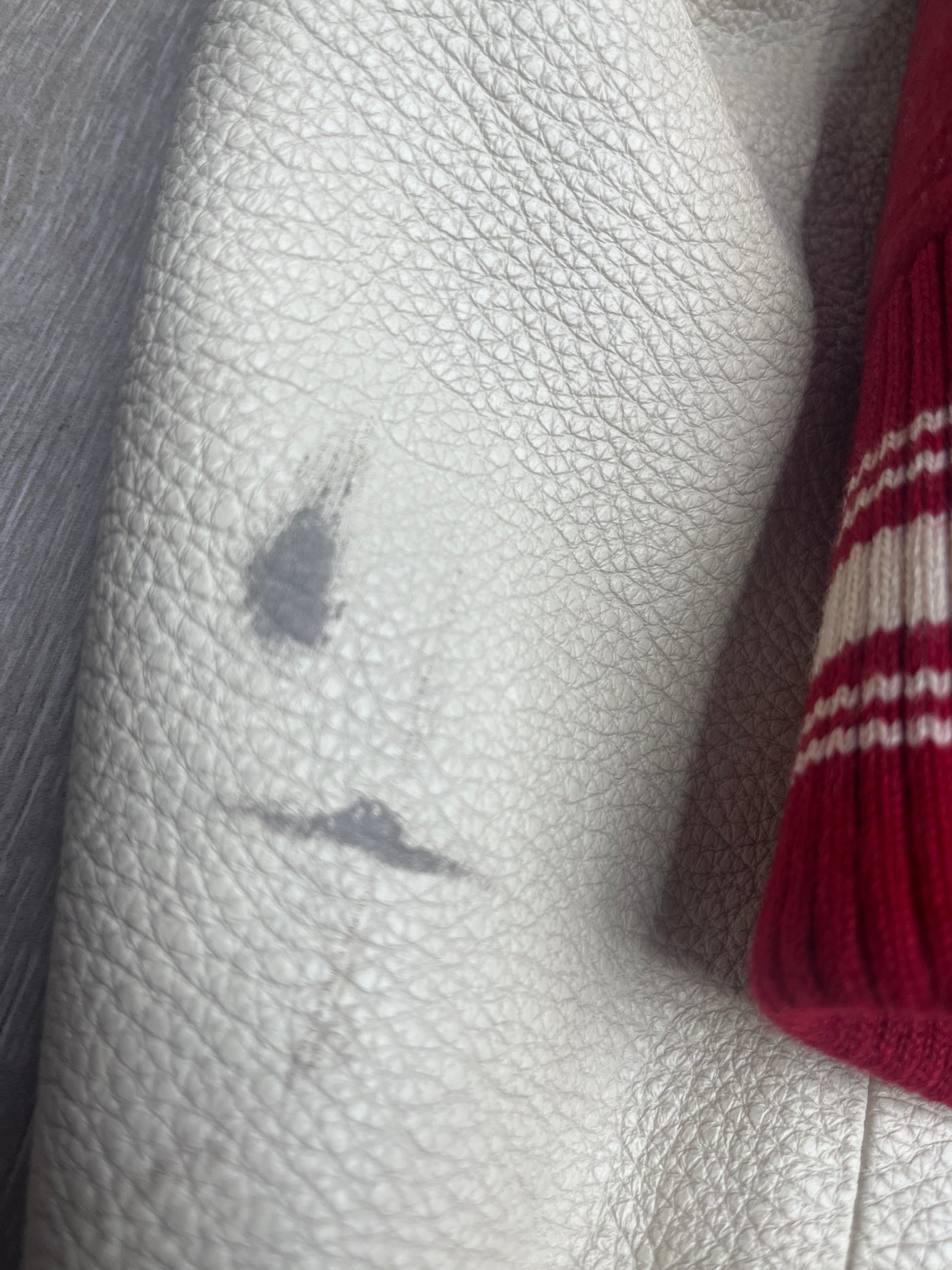 Louis Vuitton Red & White Dreaming Varsity Jacket