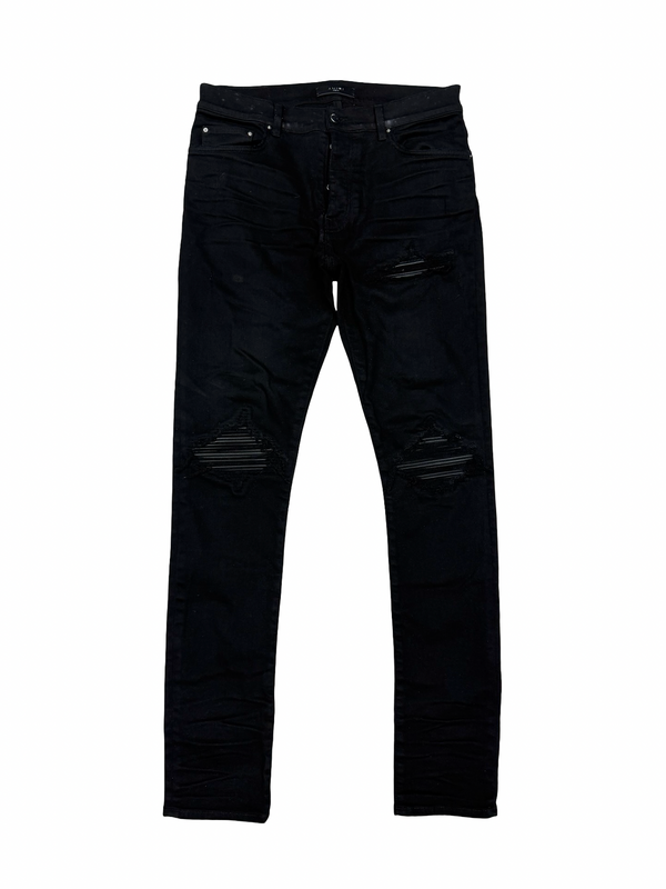 Amiri MX1 Black Leather Patch Black