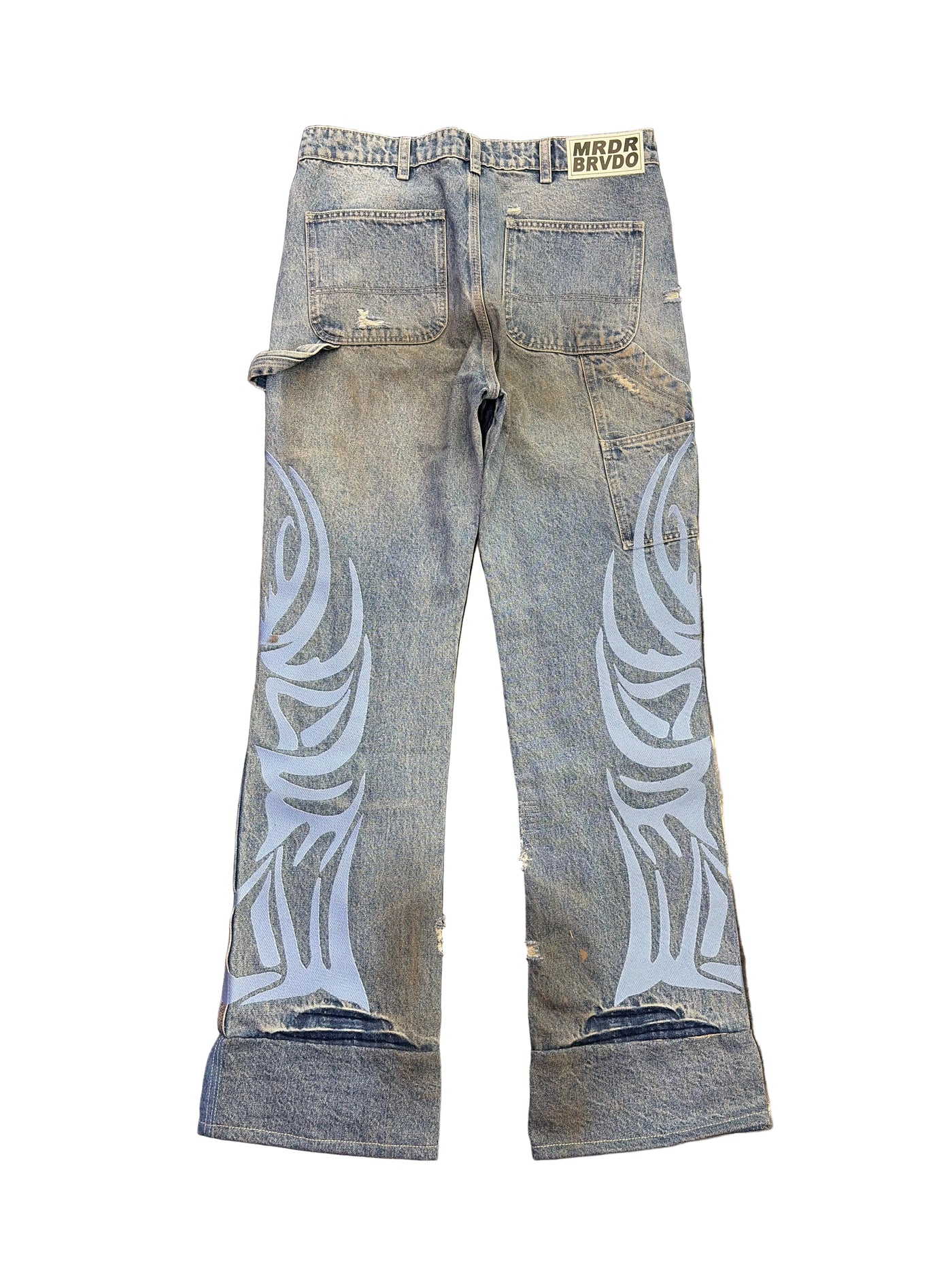 WDW Winged Carpenter Denim Jeans Sky Blue