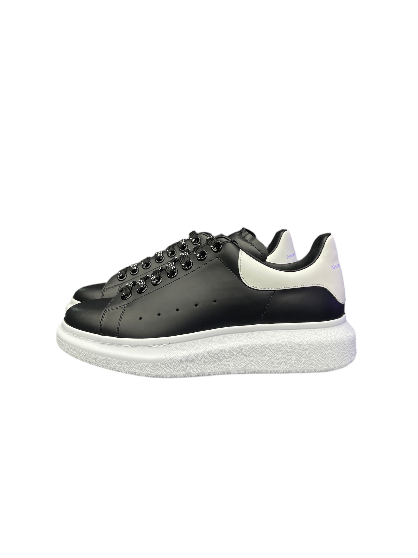 Alexander McQueen Oversized Low Black White