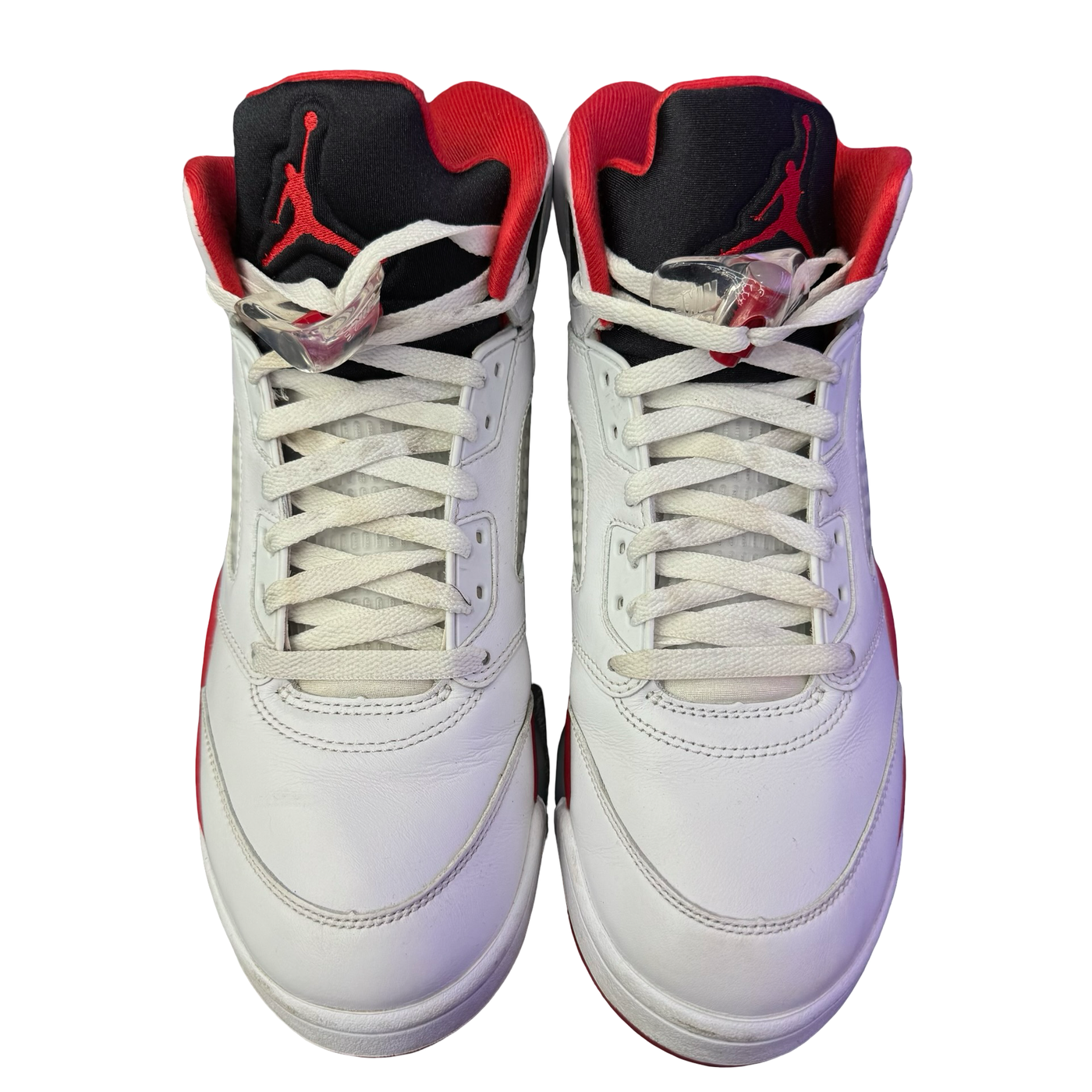 Nike Air Jordan 5 Retro Fire Red Black Tongue