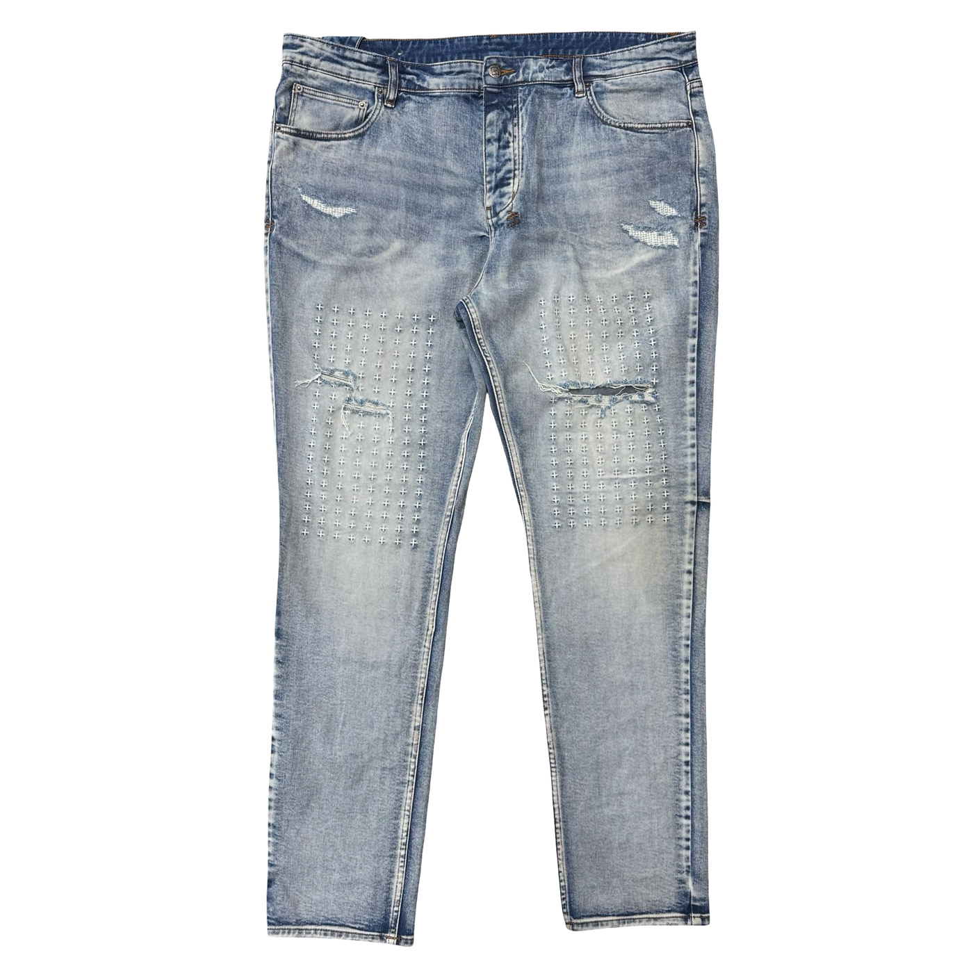 Ksubi Chitch Enjoy Trash Jeans Denim Blue